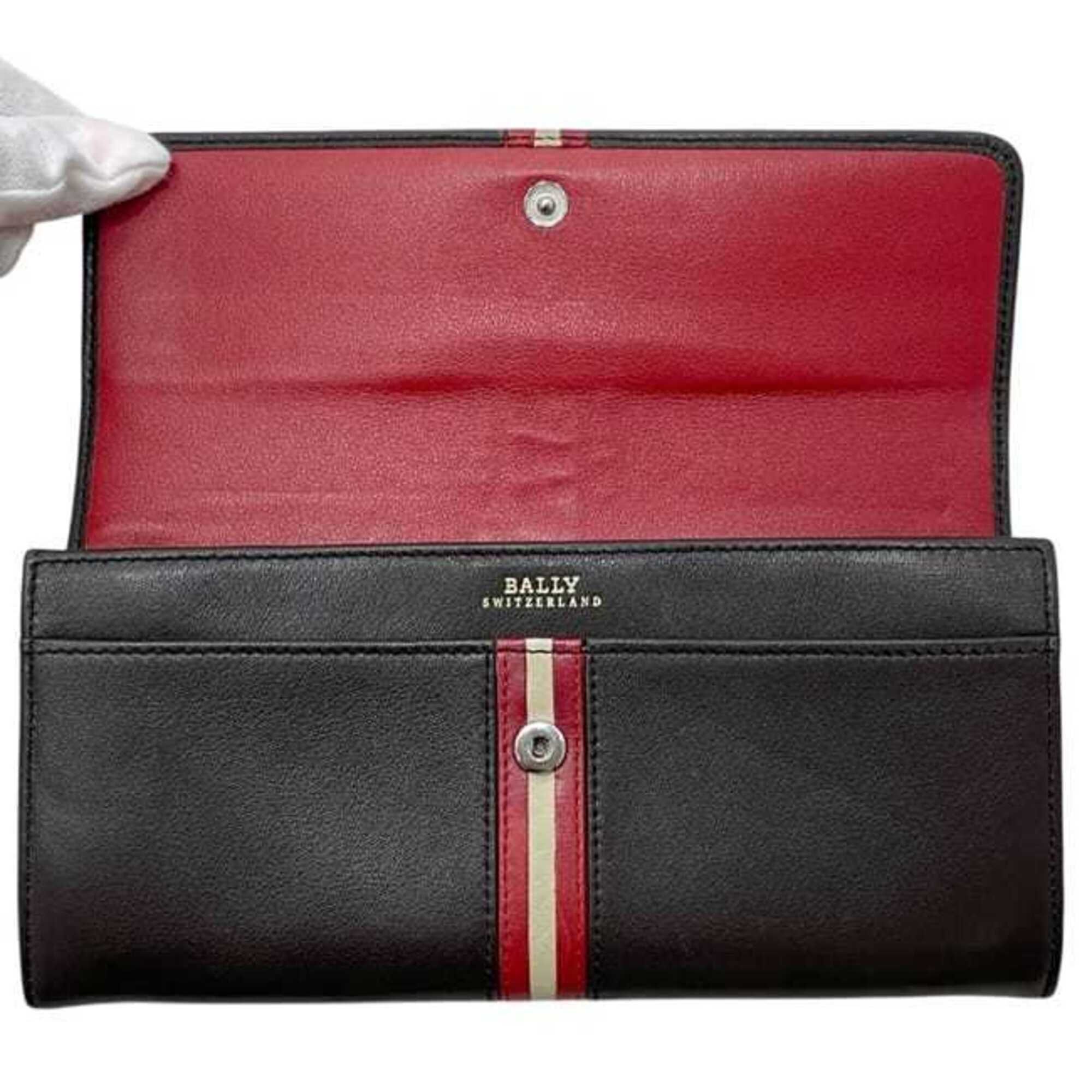 Leather Long Wallet (Bi-Fold) (Pre-Owned) - Bally - Modalova