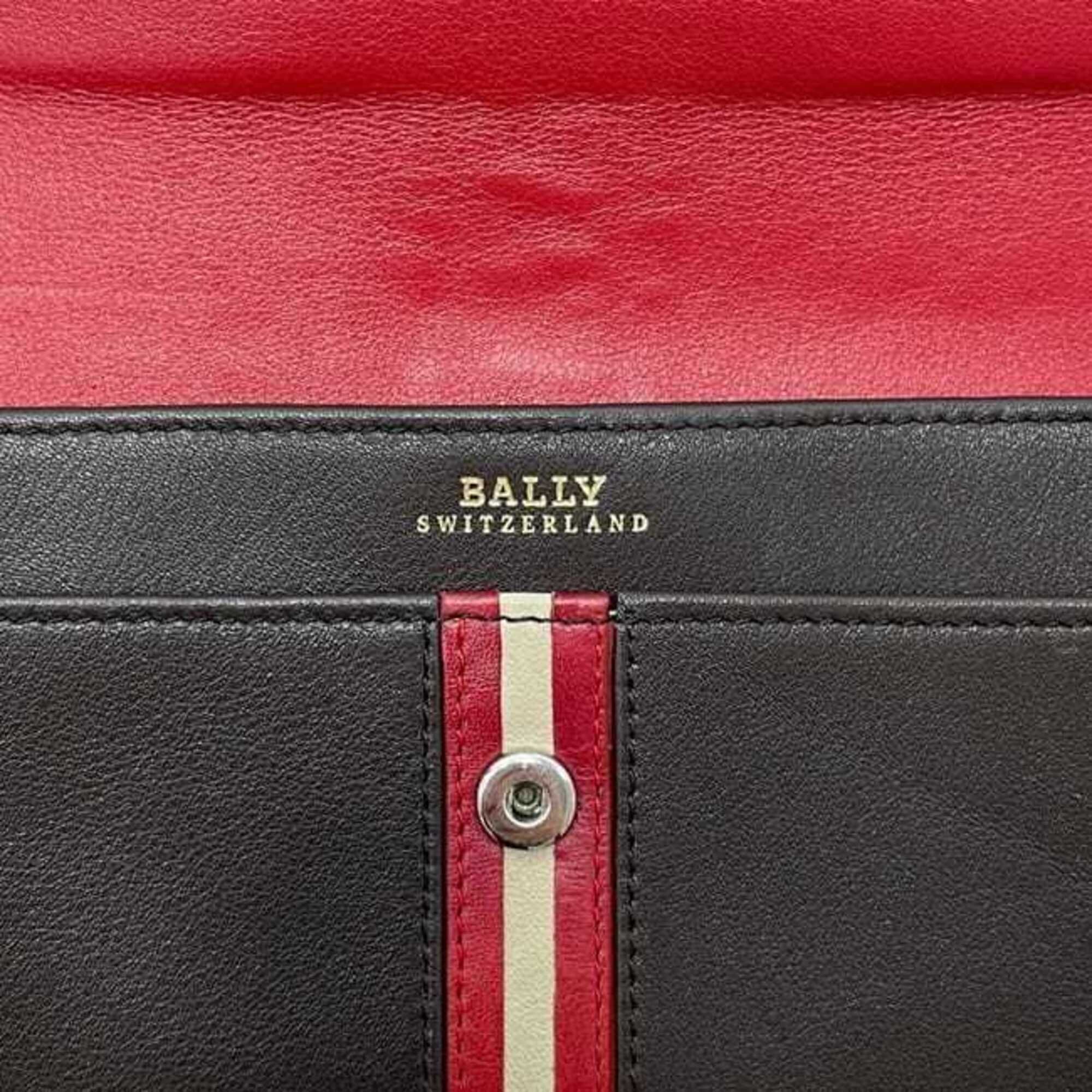 Leather Long Wallet (Bi-Fold) (Pre-Owned) - Bally - Modalova