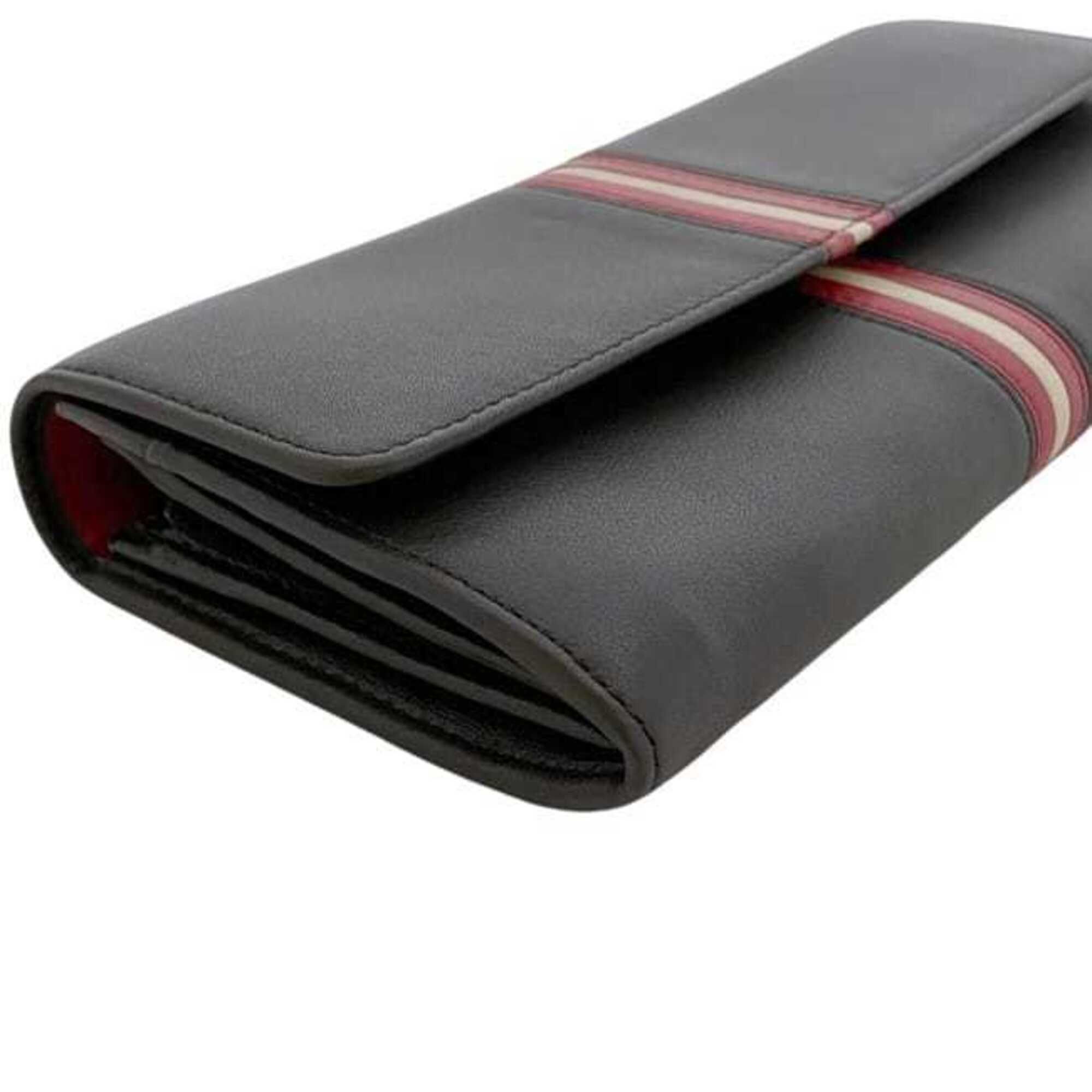 Leather Long Wallet (Bi-Fold) (Pre-Owned) - Bally - Modalova