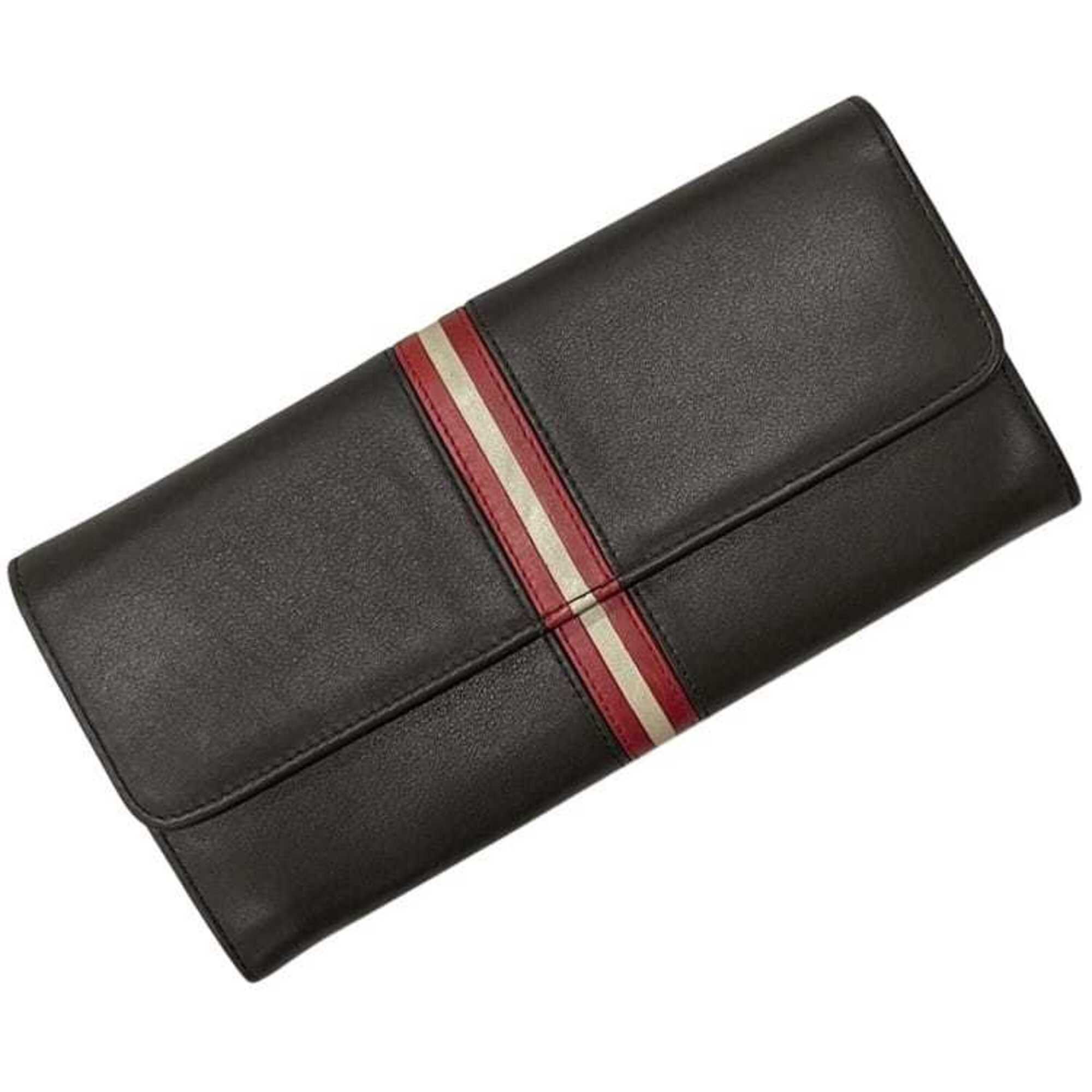 Leather Long Wallet (Bi-Fold) (Pre-Owned) - Bally - Modalova