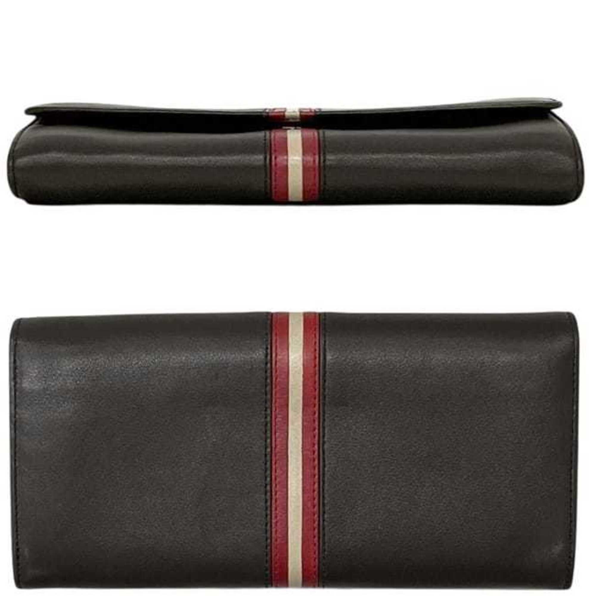 Leather Long Wallet (Bi-Fold) (Pre-Owned) - Bally - Modalova