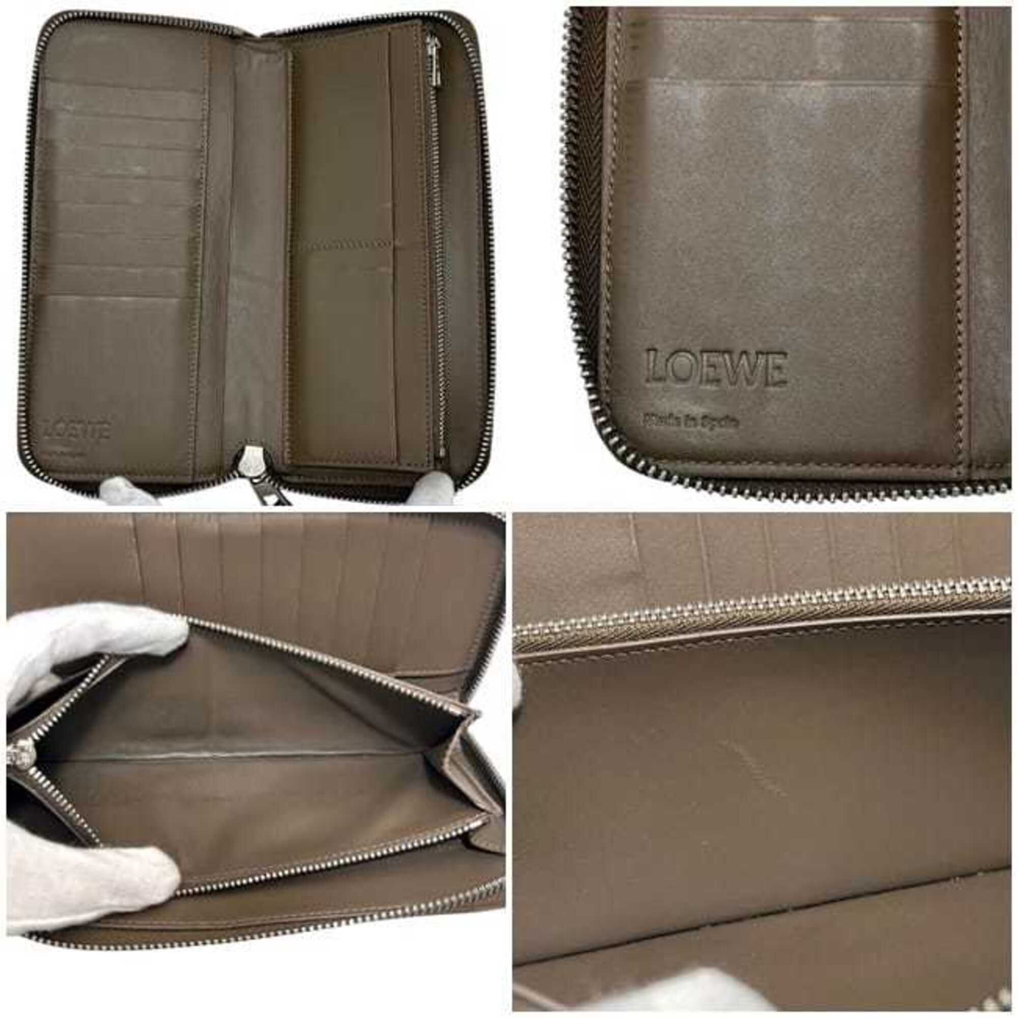 Leather Long Wallet (Bi-Fold) (Pre-Owned) - Loewe - Modalova