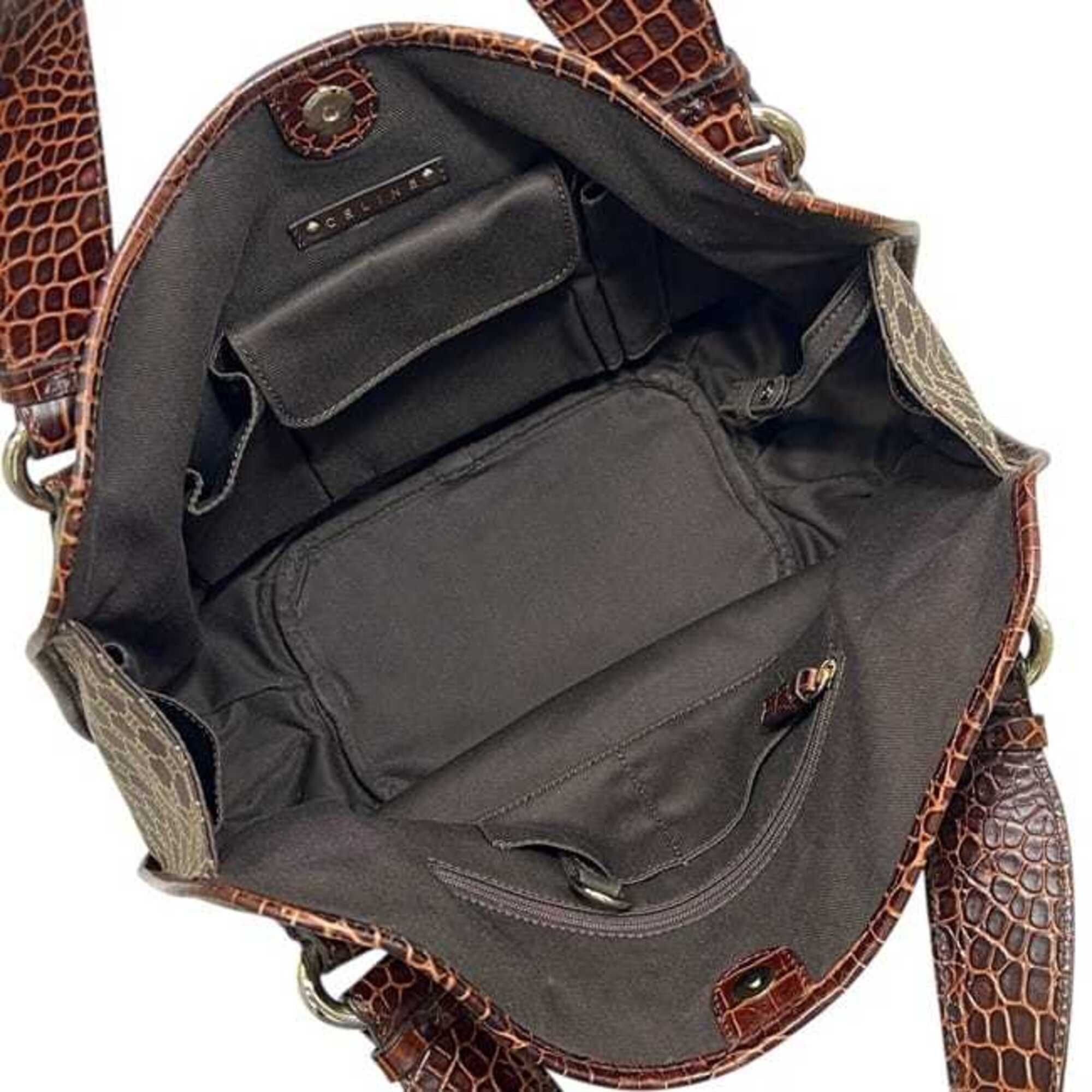 Canvas Leather Tote Bag (Pre-Owned) - Celine - Modalova