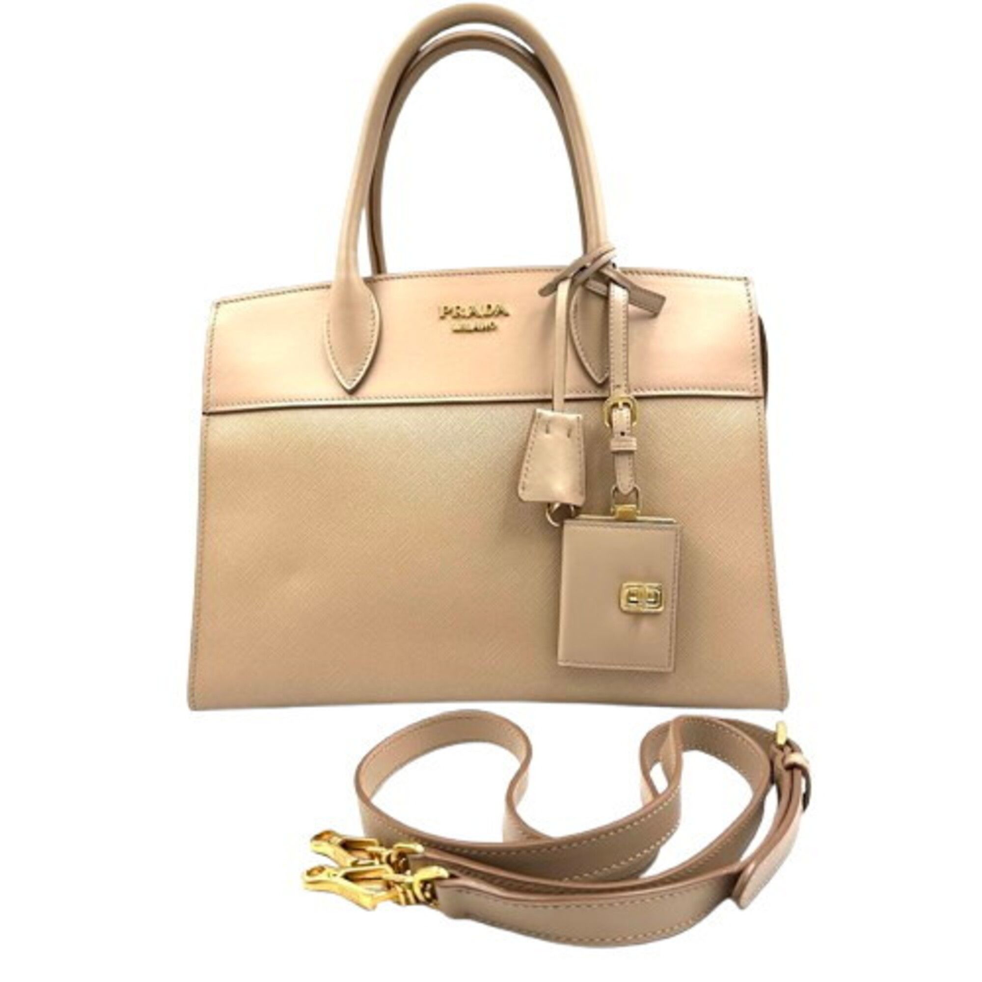 Saffiano Leather Handbag (Pre-Owned) - Prada - Modalova