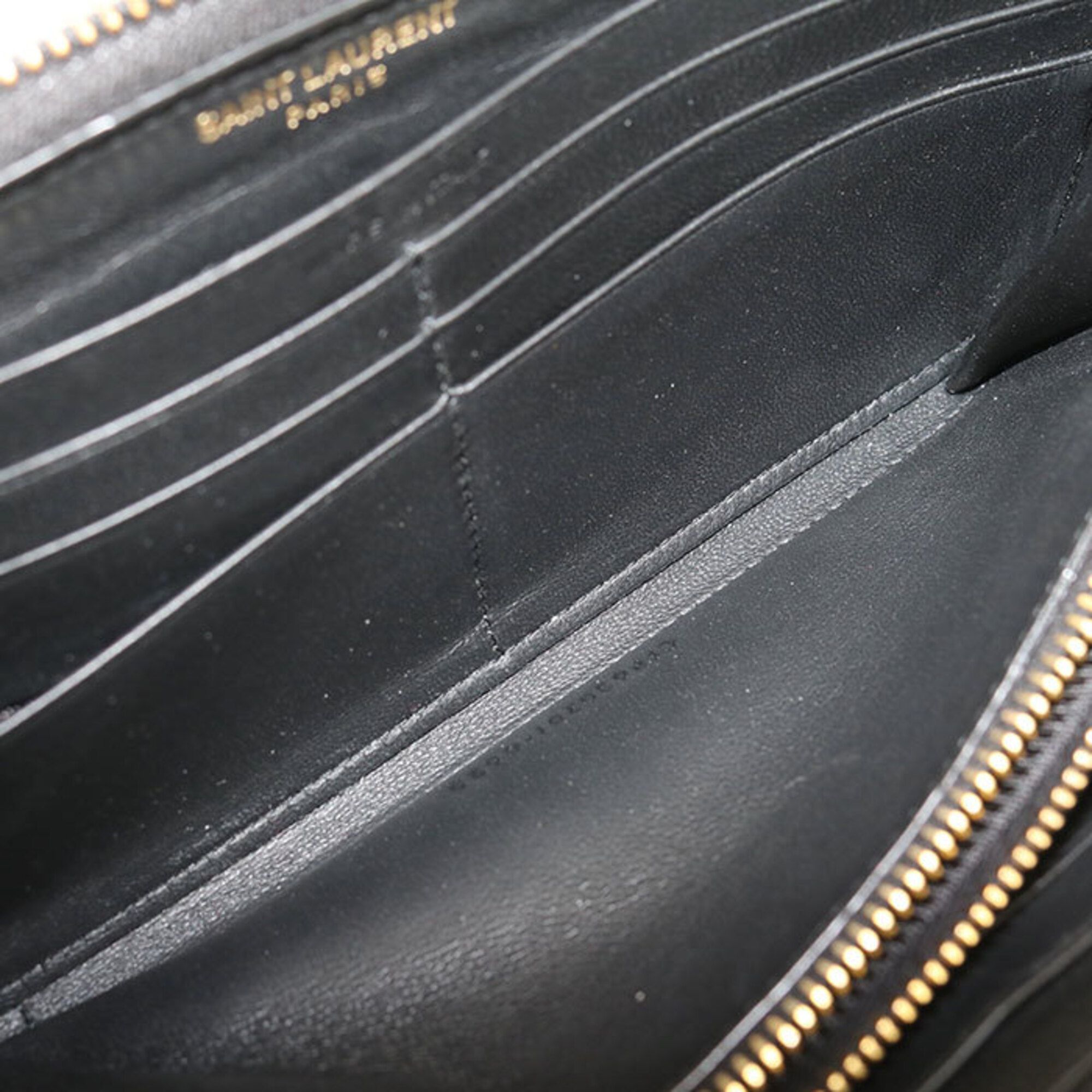 Leather Long Wallet (Bi-Fold) (Pre-Owned) - Saint Laurent - Modalova