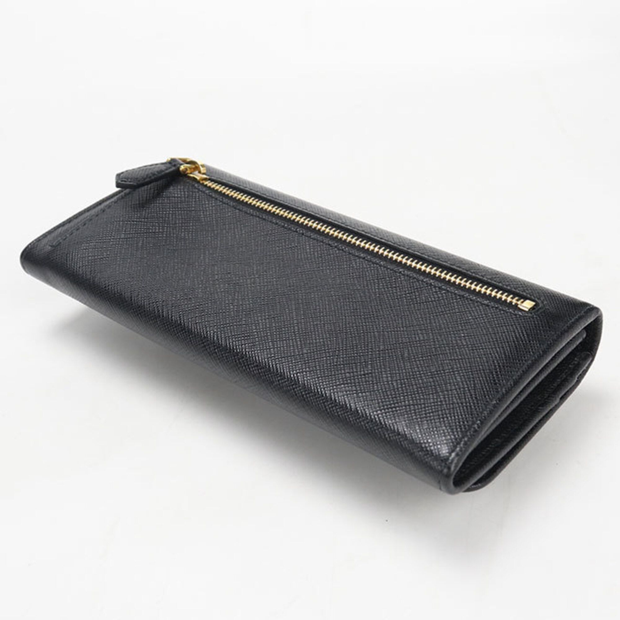 Leather Long Wallet (Bi-Fold) (Pre-Owned) - Prada - Modalova