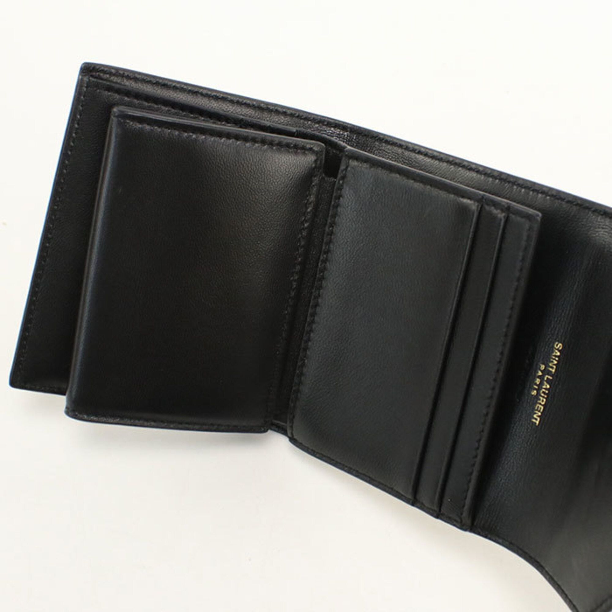 Leather Wallet (Tri-Fold) (Pre-Owned) - Saint Laurent - Modalova