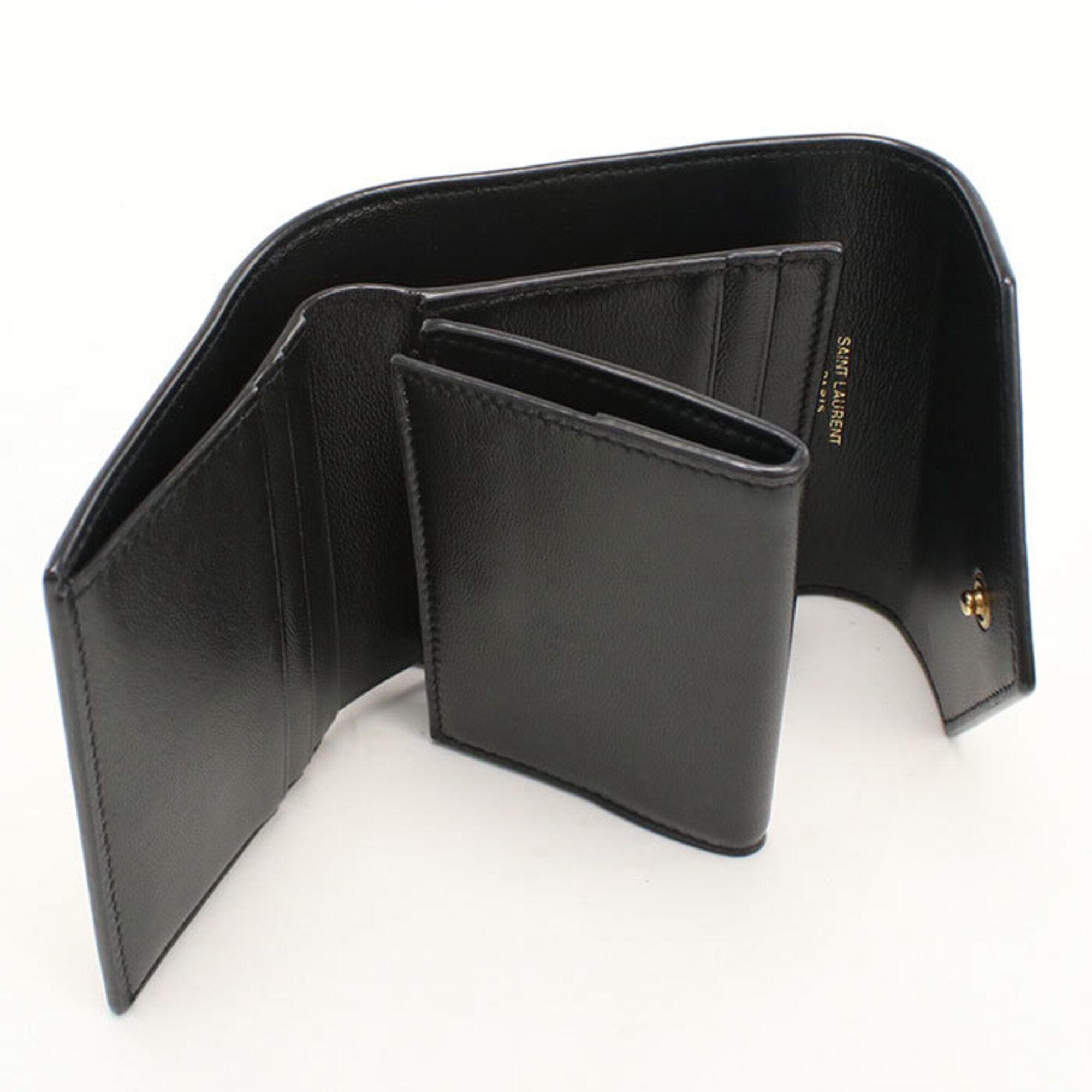 Leather Wallet (Tri-Fold) (Pre-Owned) - Saint Laurent - Modalova