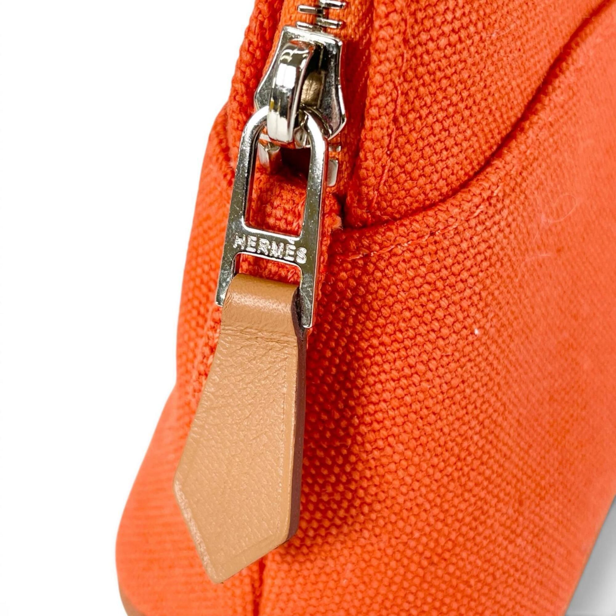 Cotton Elastane Polyamide Leather Pouch (Pre-Owned) - Hermes - Modalova