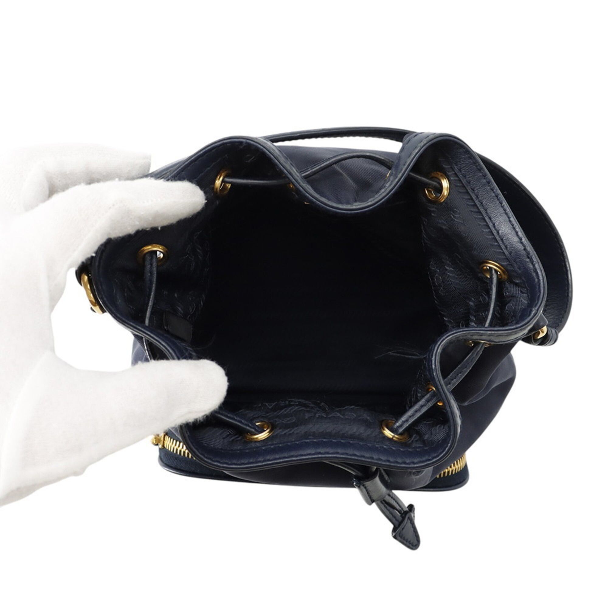 Nylon Leather Handbag (Pre-Owned) - Prada - Modalova