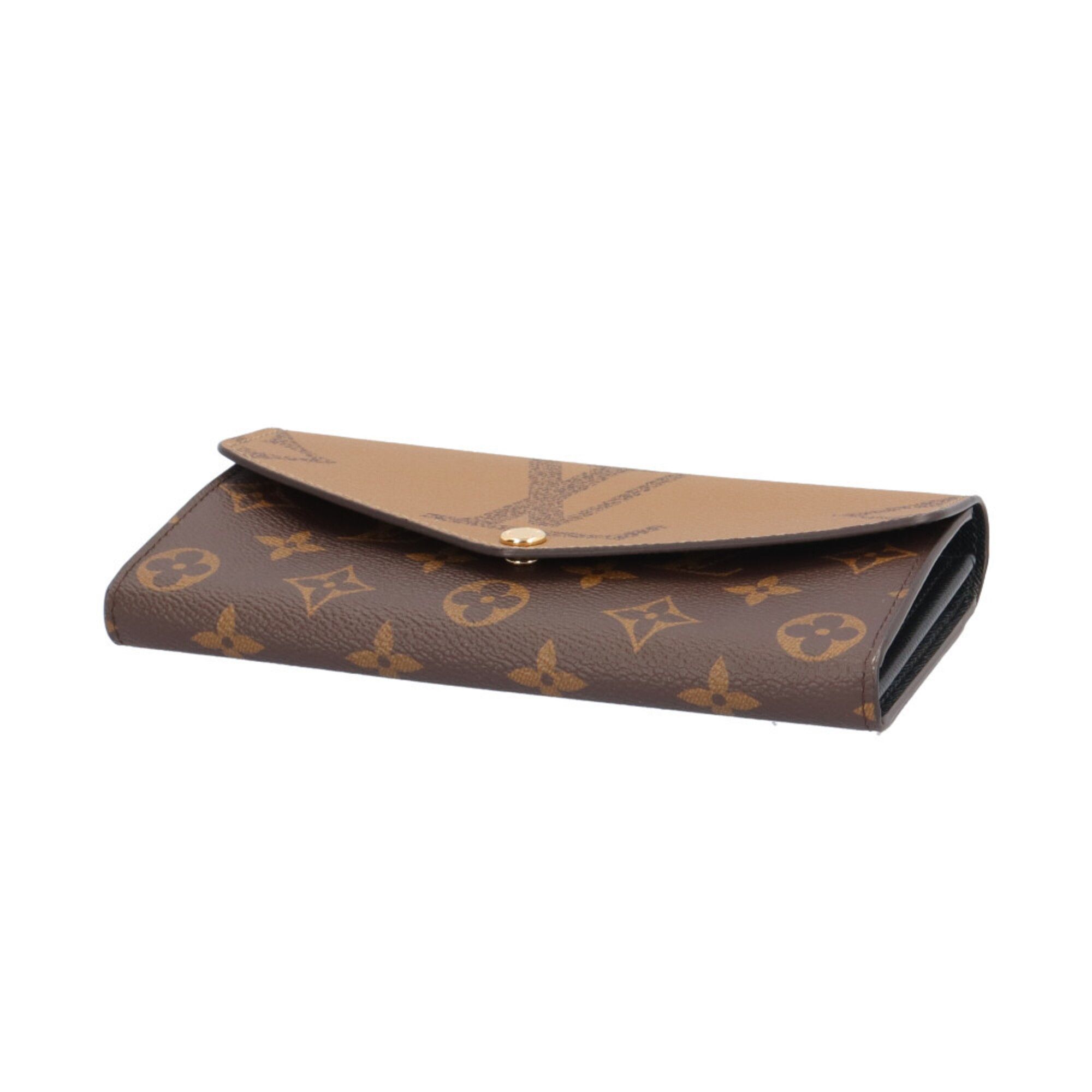 Monogram Canvas Monogram Reverse Long Wallet (Bi-Fold) (Pre-Owned) - Louis Vuitton - Modalova