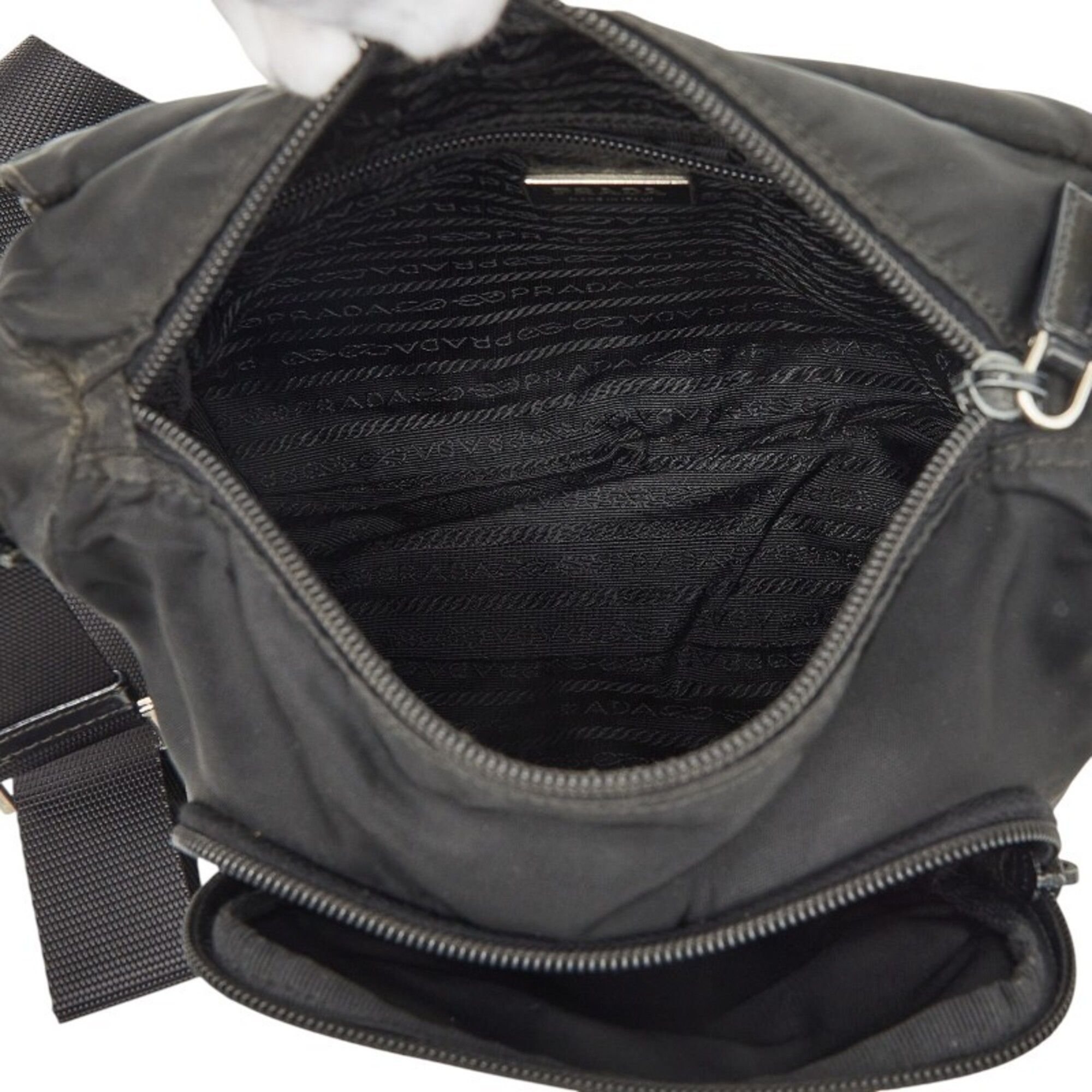 Nylon Leather Shoulder Bag (Pre-Owned) - Prada - Modalova