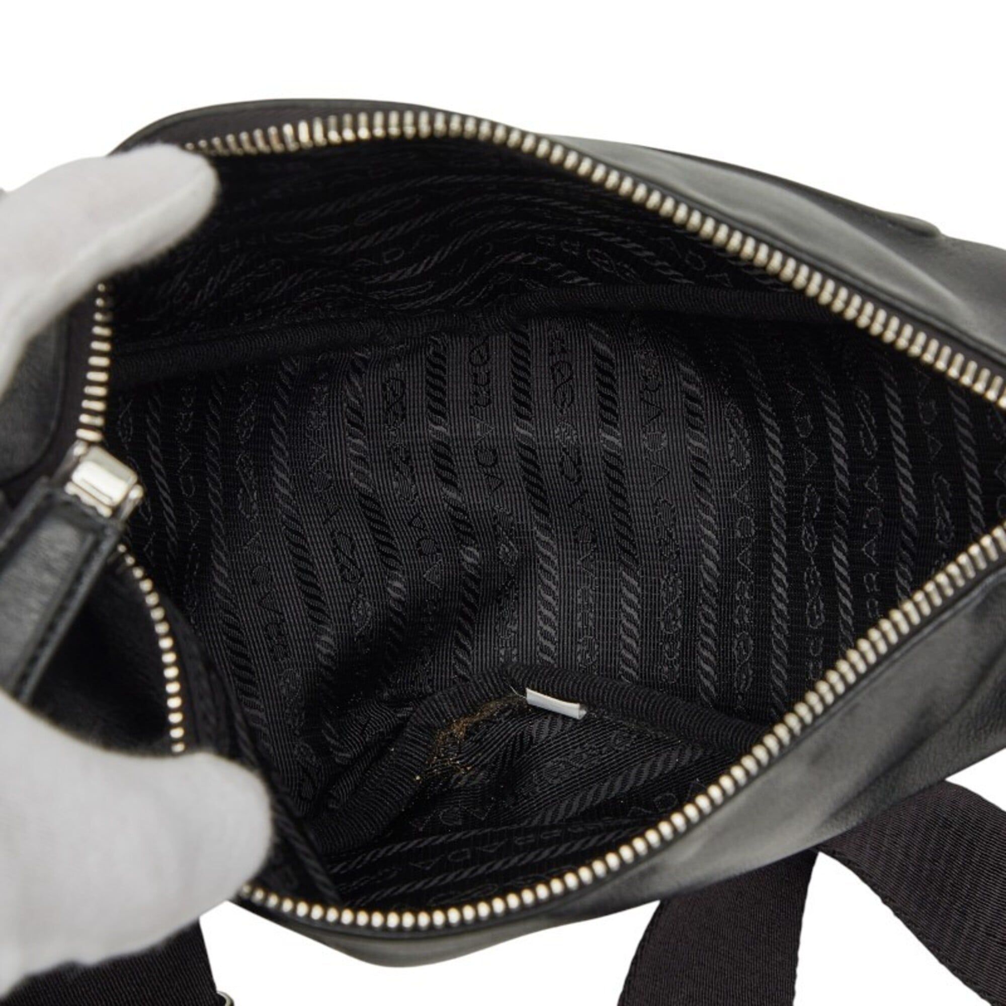 Leather Pouch Shoulder Bag (Pre-Owned) - Prada - Modalova