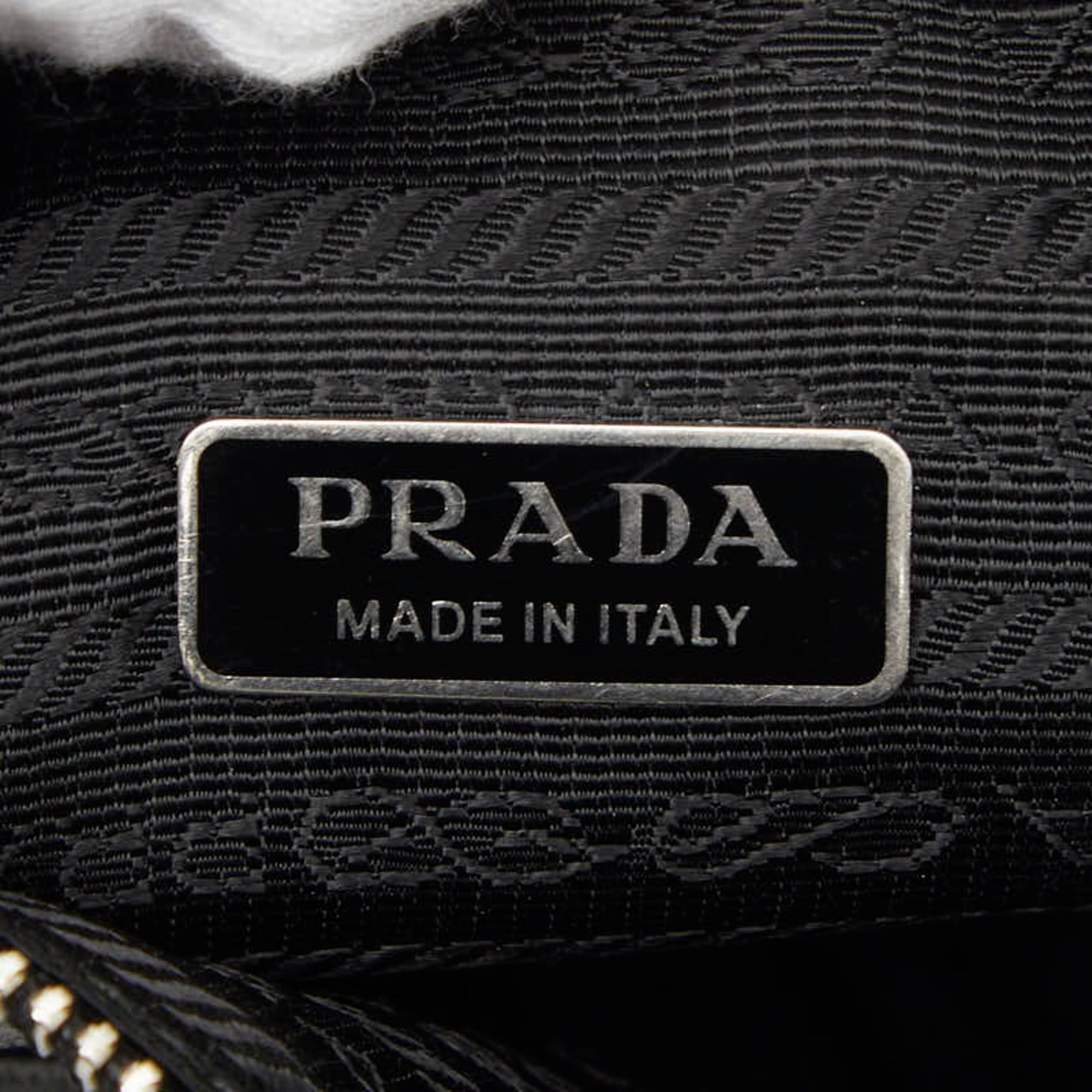 Leather Pouch Shoulder Bag (Pre-Owned) - Prada - Modalova