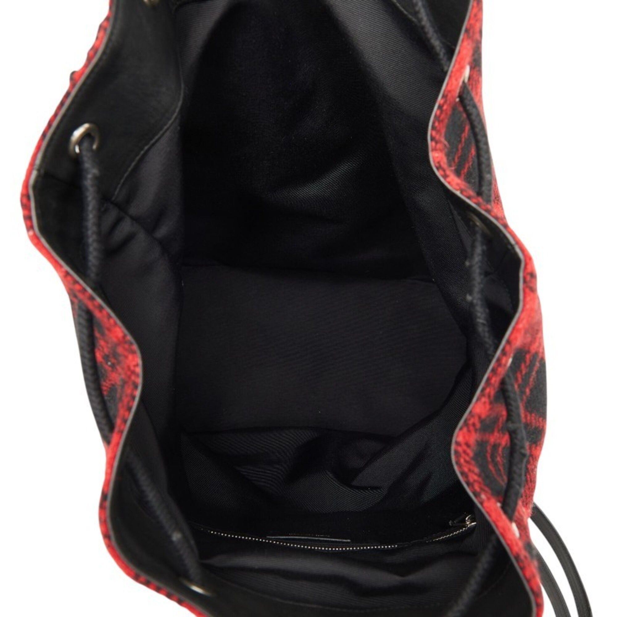 Leather Wool Backpack (Pre-Owned) - Saint Laurent - Modalova