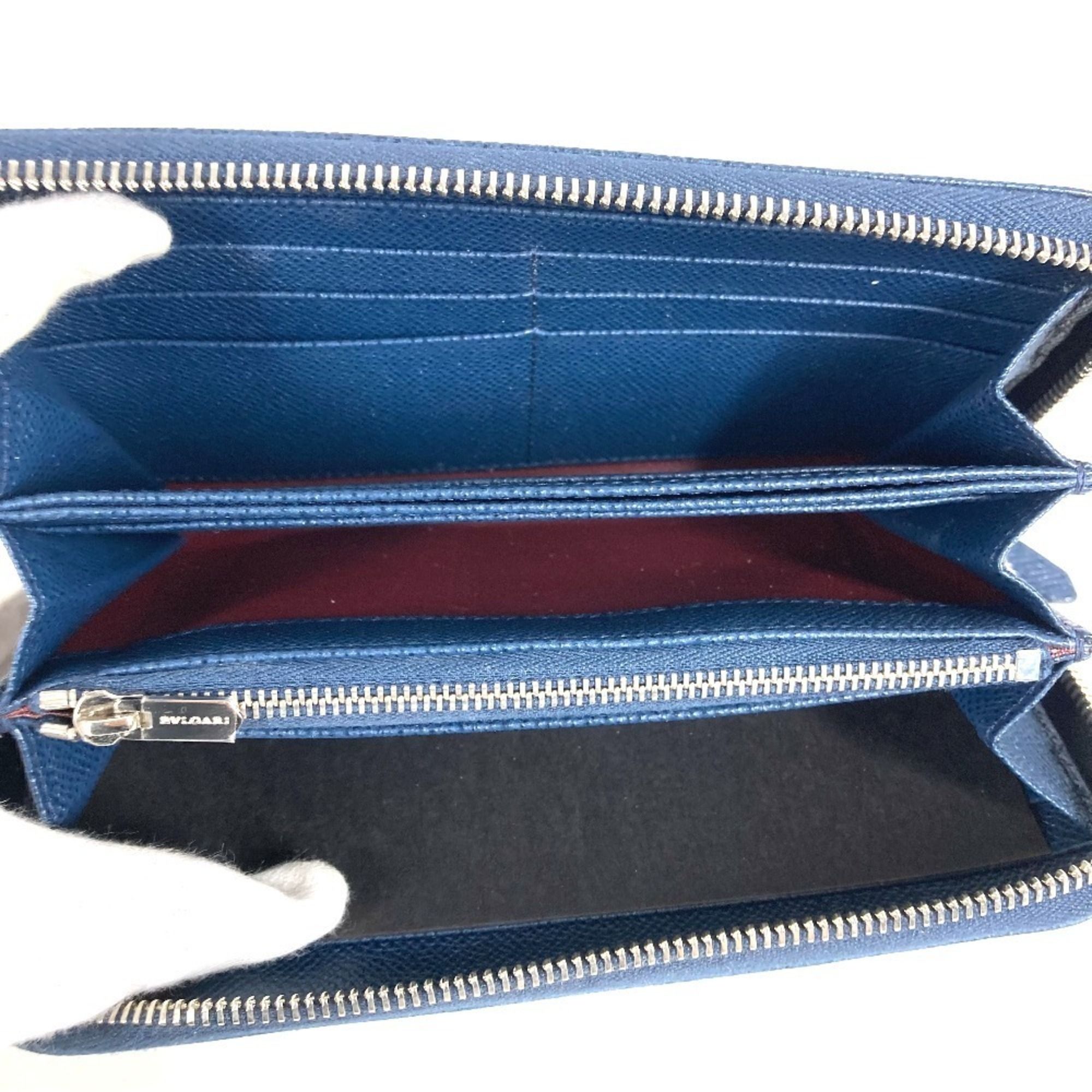 Leather Long Wallet (Bi-Fold) (Pre-Owned) - Bvlgari - Modalova
