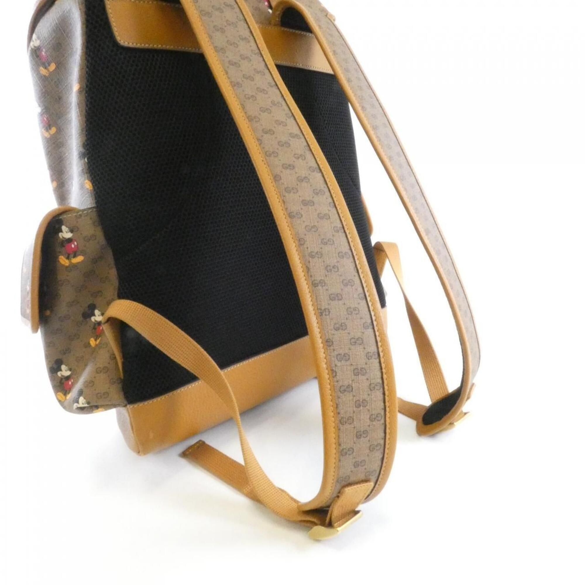 Gg Supreme Leather Backpack (Pre-Owned) - Gucci - Modalova