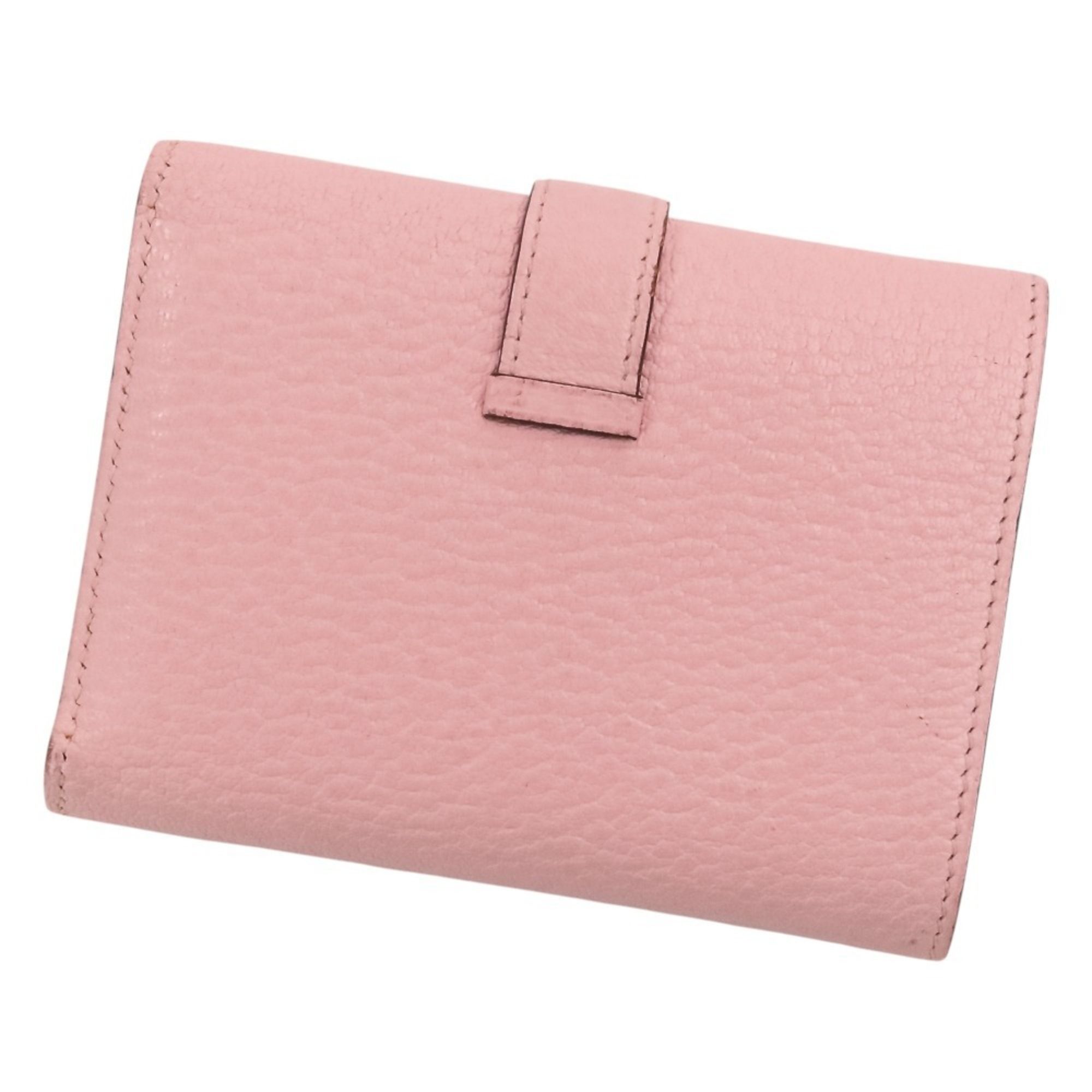 Chevre Leather Wallet (Tri-Fold) (Pre-Owned) - Hermes - Modalova