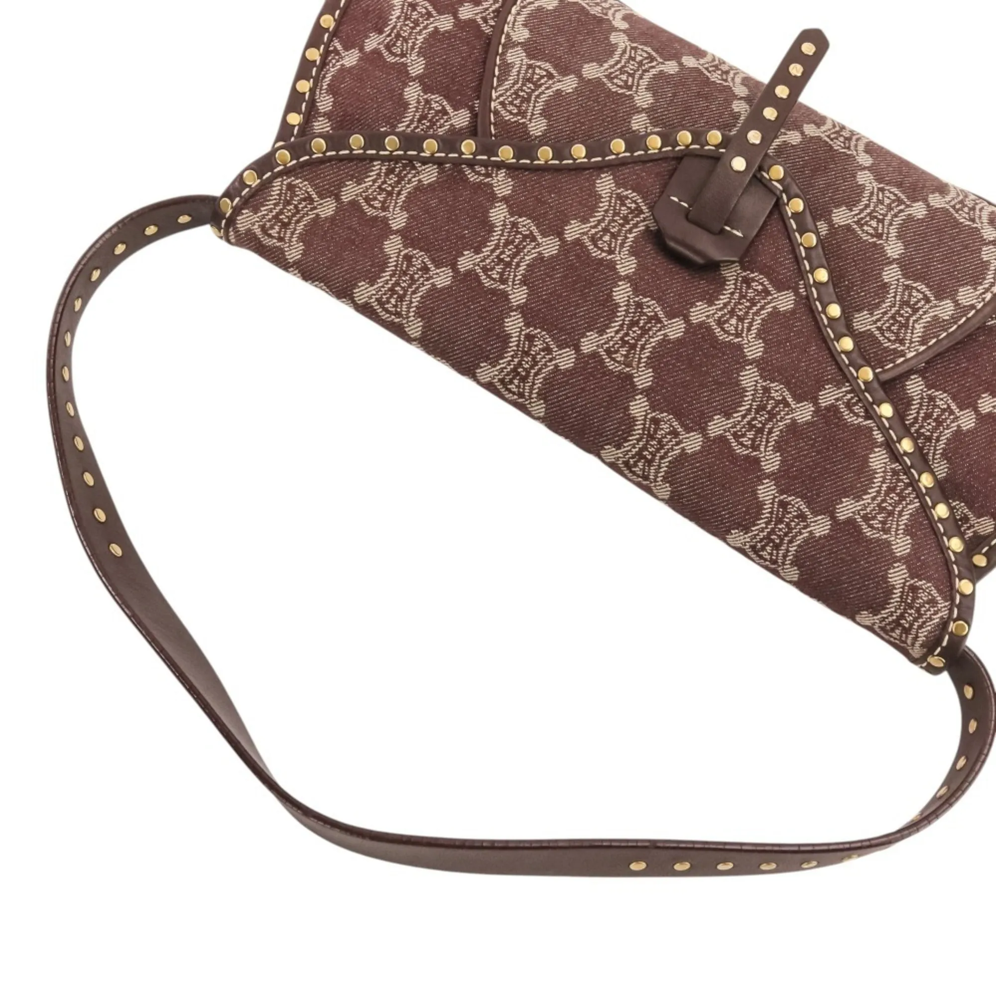 Canvas Leather Handbag Shoulder Bag (Pre-Owned) - Celine - Modalova