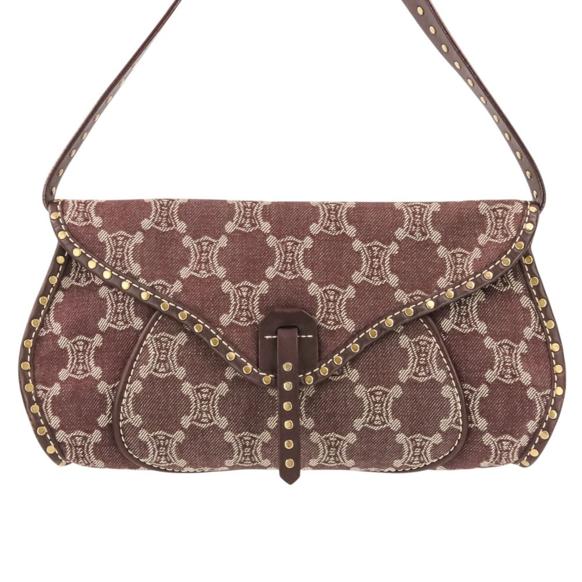 Canvas Leather Handbag Shoulder Bag (Pre-Owned) - Celine - Modalova