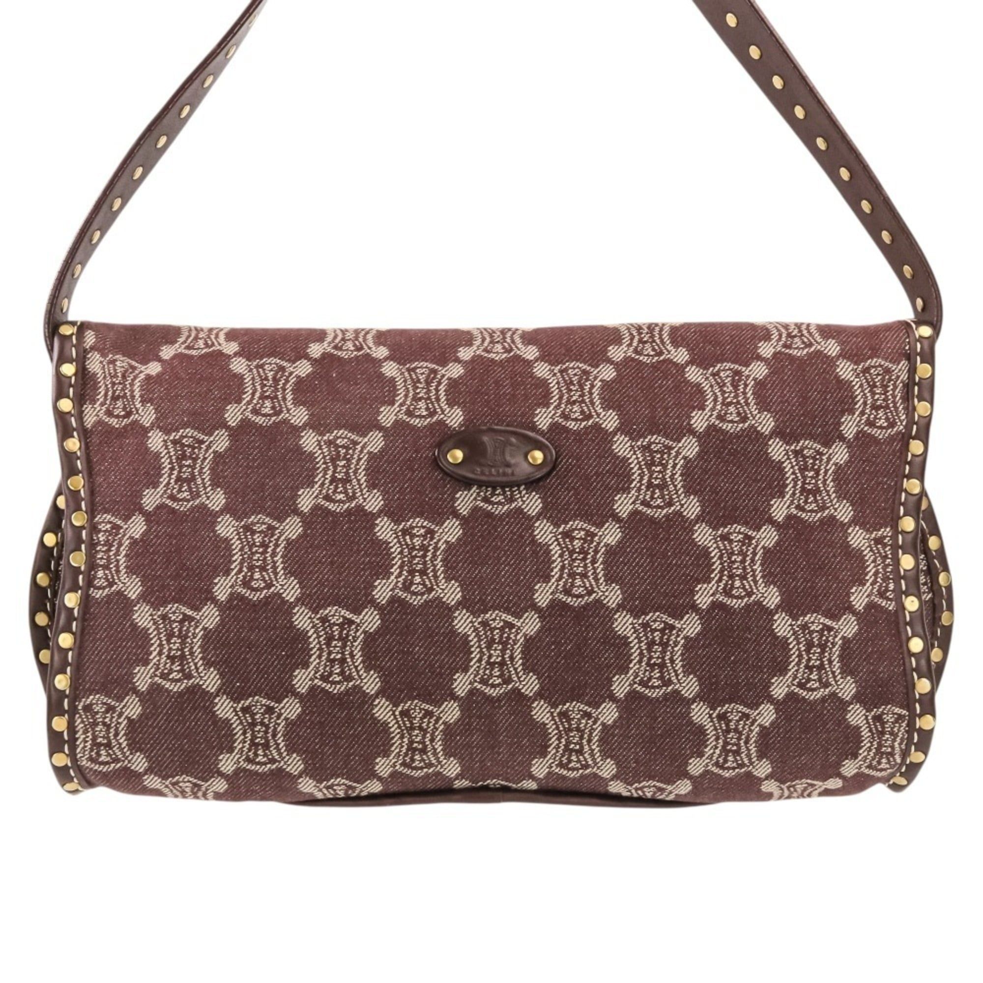 Canvas Leather Handbag Shoulder Bag (Pre-Owned) - Celine - Modalova