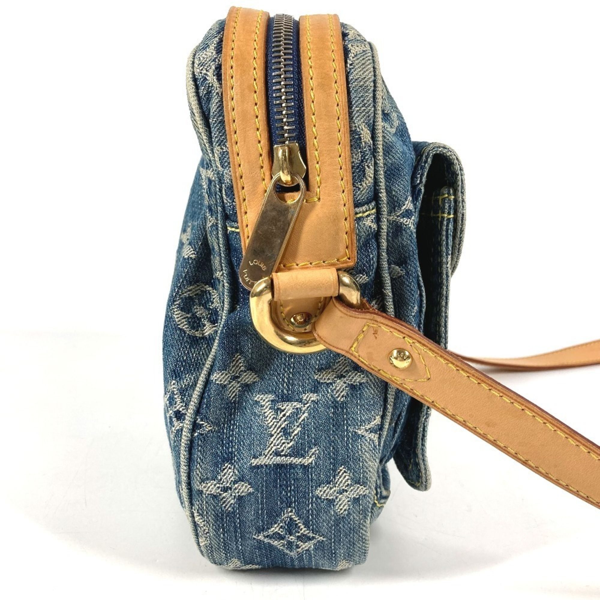 Monogram Denim Canvas Pochette Shoulder Bag (Pre-Owned) - Louis Vuitton - Modalova