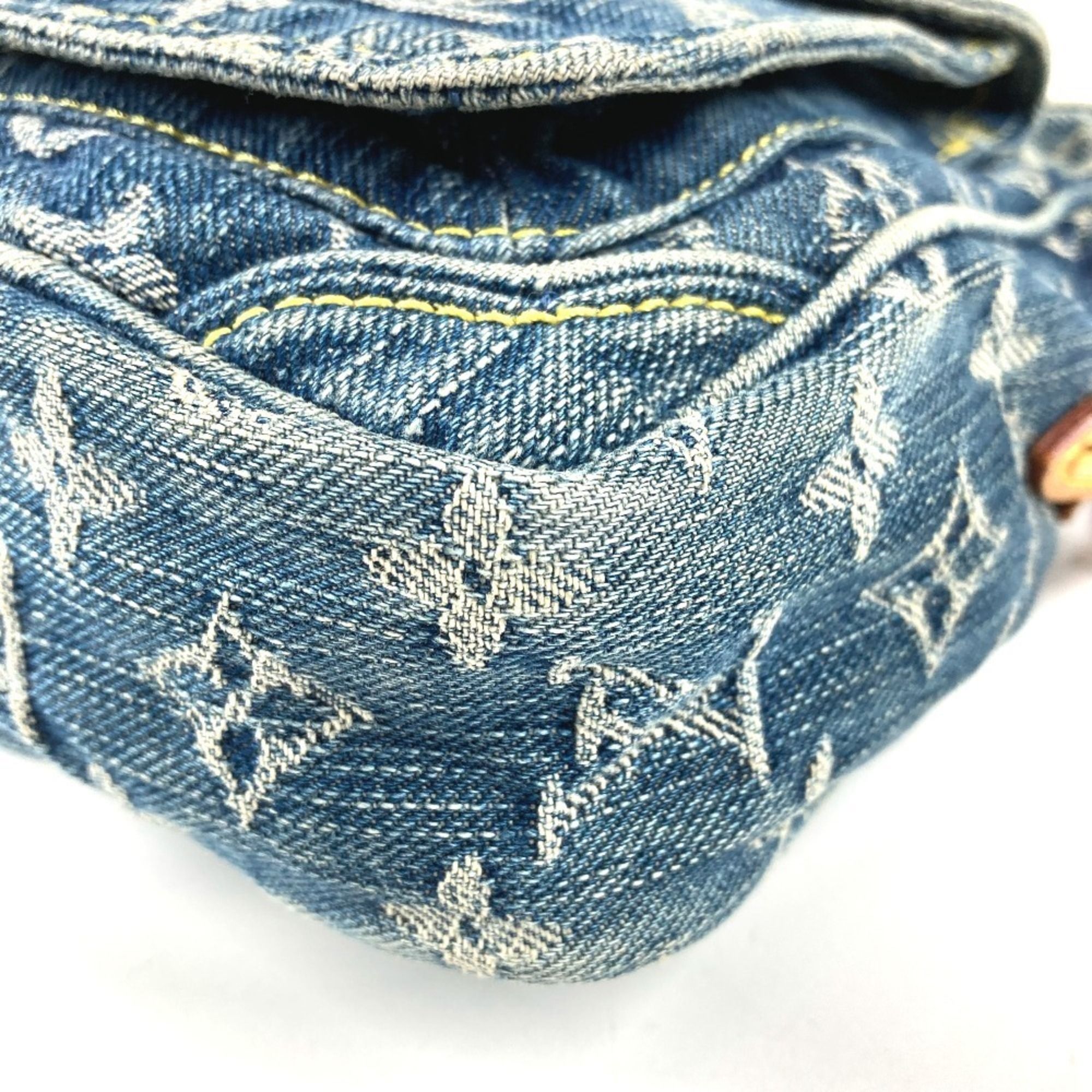Monogram Denim Canvas Pochette Shoulder Bag (Pre-Owned) - Louis Vuitton - Modalova