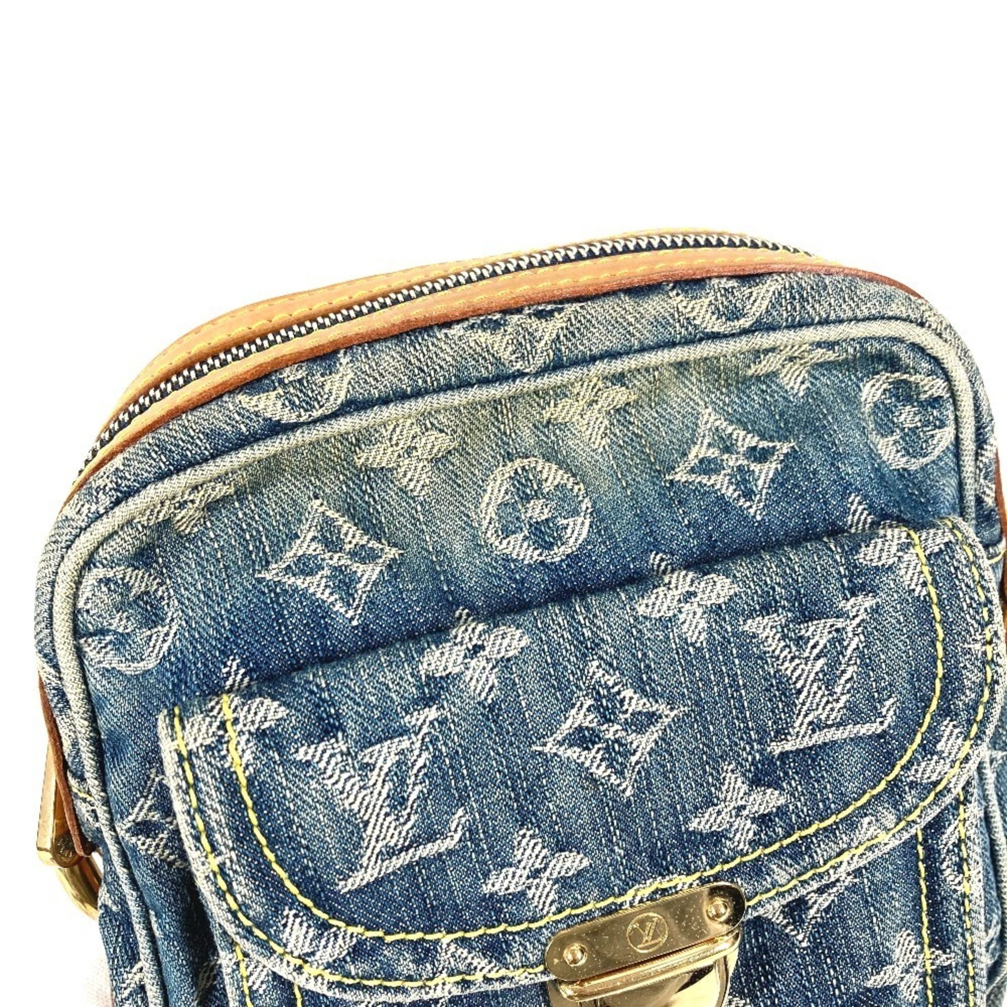 Monogram Denim Canvas Pochette Shoulder Bag (Pre-Owned) - Louis Vuitton - Modalova
