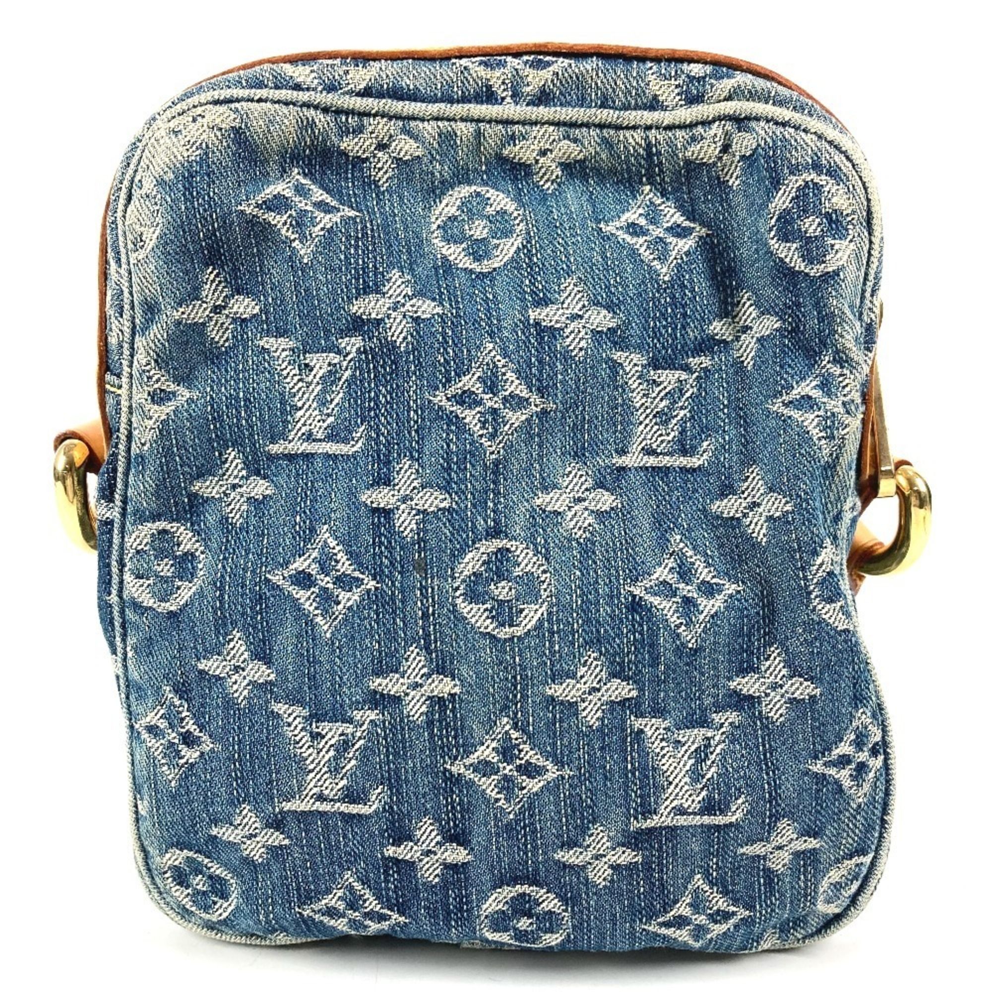 Monogram Denim Canvas Pochette Shoulder Bag (Pre-Owned) - Louis Vuitton - Modalova