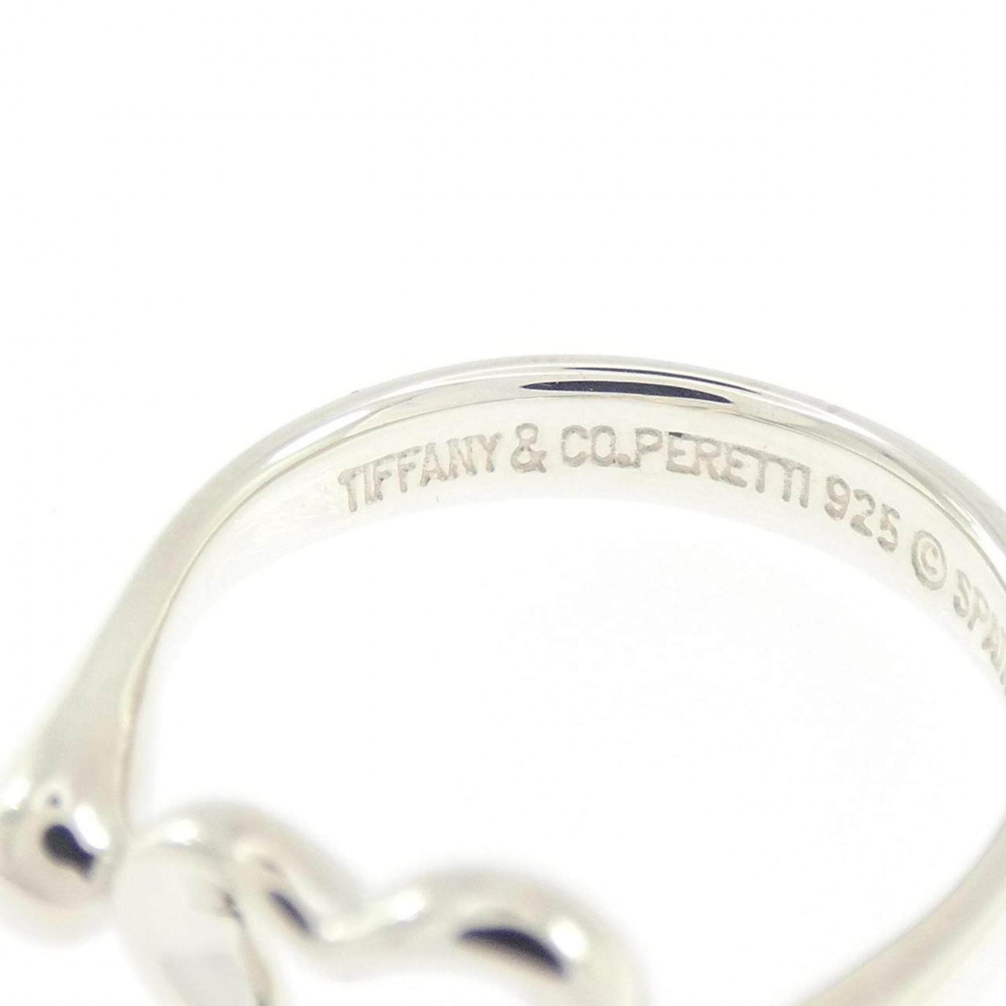 Open Heart Silver 925 Band Ring (Pre-Owned) - Tiffany - Modalova