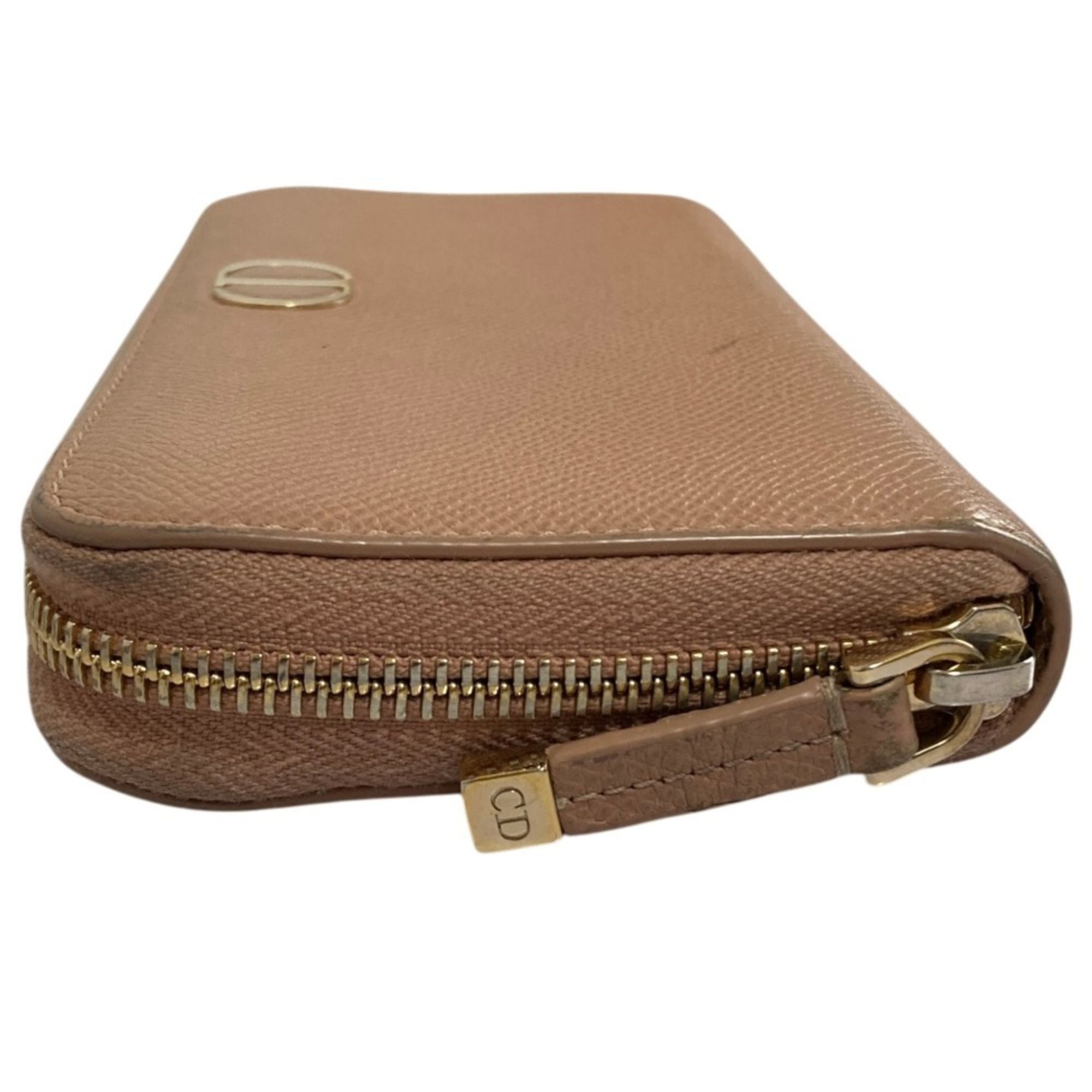 Leather Long Wallet (Bi-Fold) (Pre-Owned) - Christian Dior - Modalova
