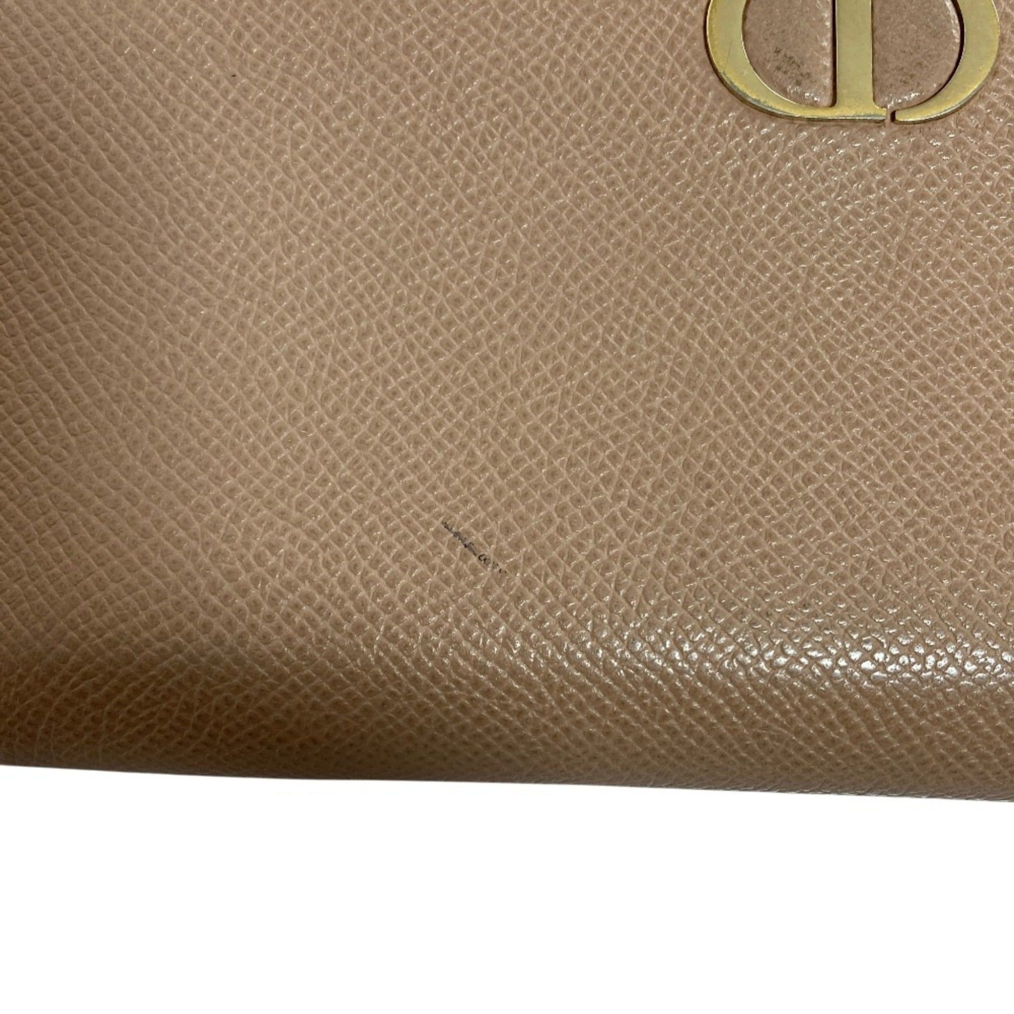 Leather Long Wallet (Bi-Fold) (Pre-Owned) - Christian Dior - Modalova