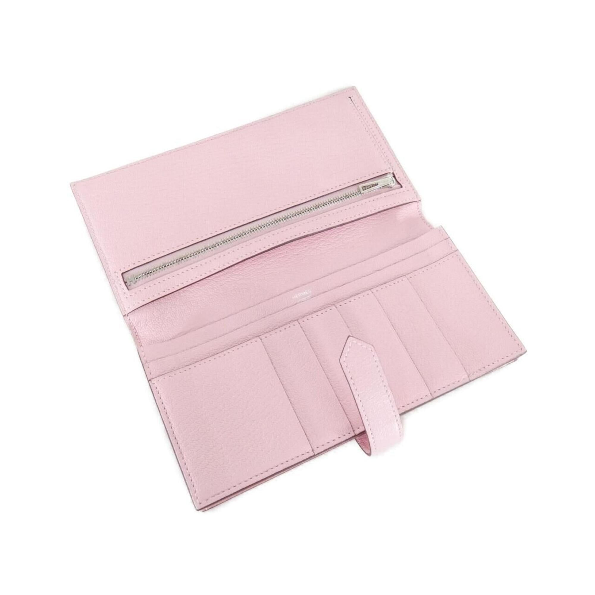Chevre Leather Long Wallet (Bi-Fold) (Pre-Owned) - Hermes - Modalova