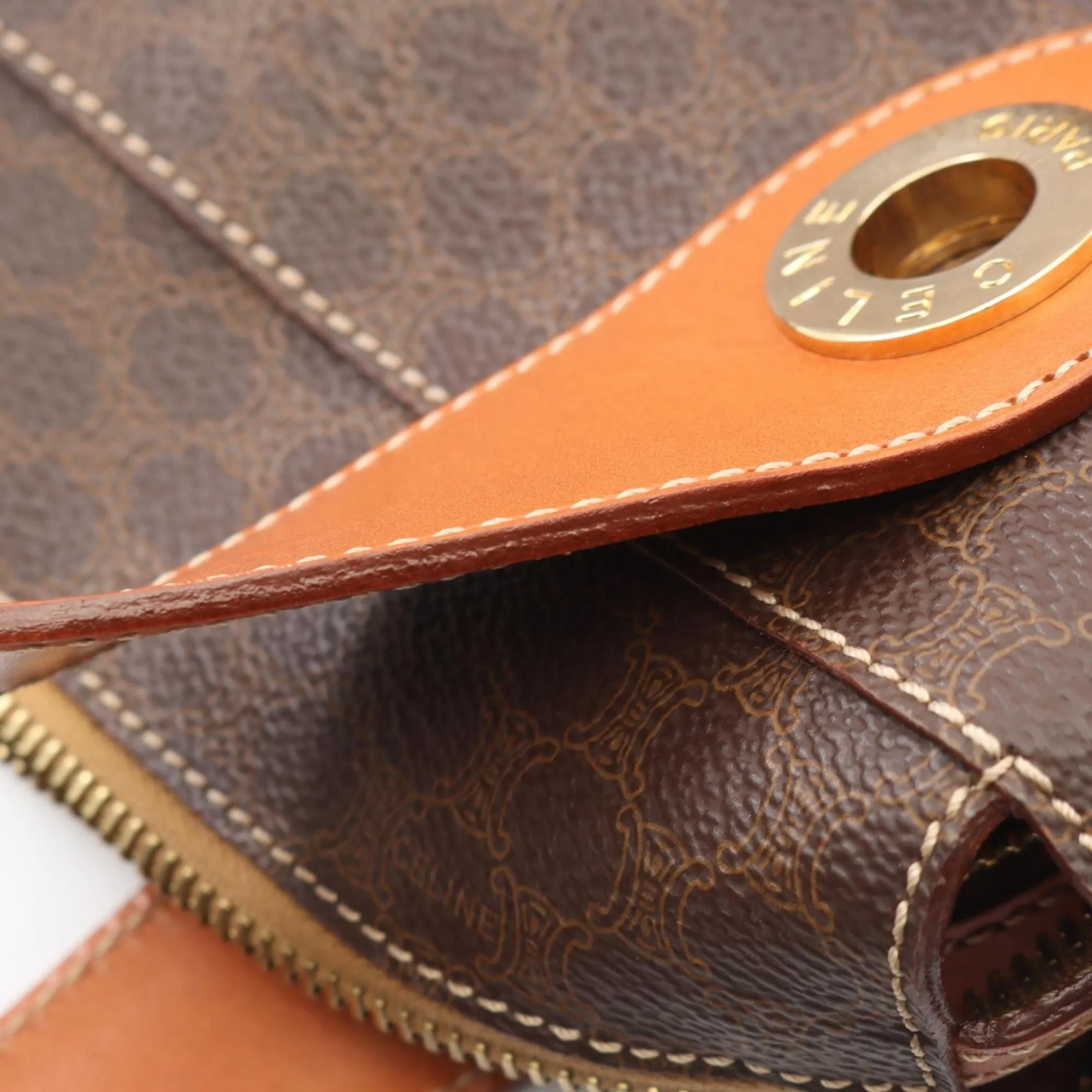Coated Canvas Leather Handbag (Pre-Owned) - Celine - Modalova