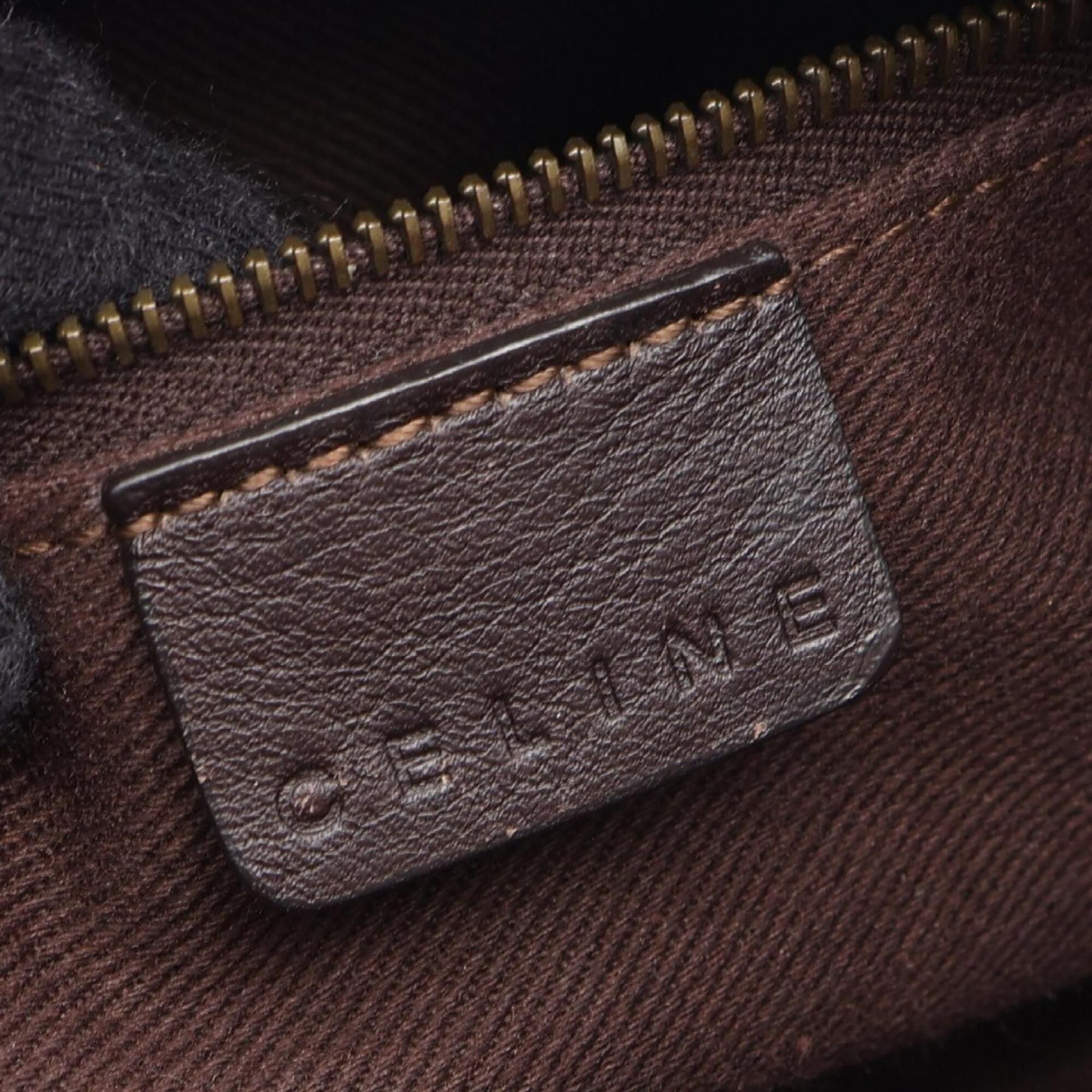 Canvas Leather Handbag Shoulder Bag (Pre-Owned) - Celine - Modalova