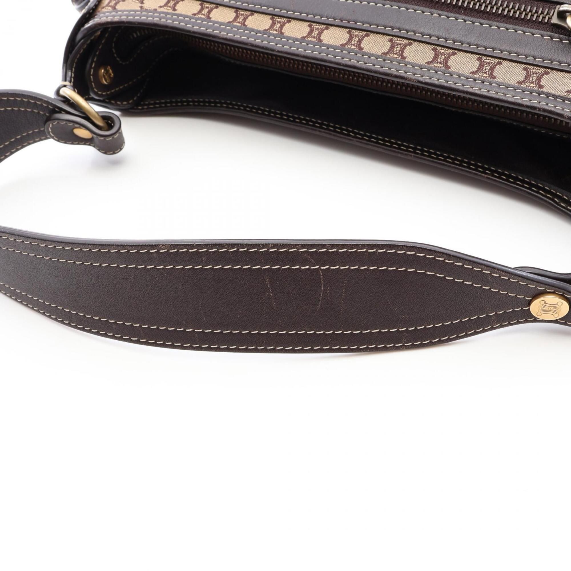 Canvas Leather Handbag Shoulder Bag (Pre-Owned) - Celine - Modalova