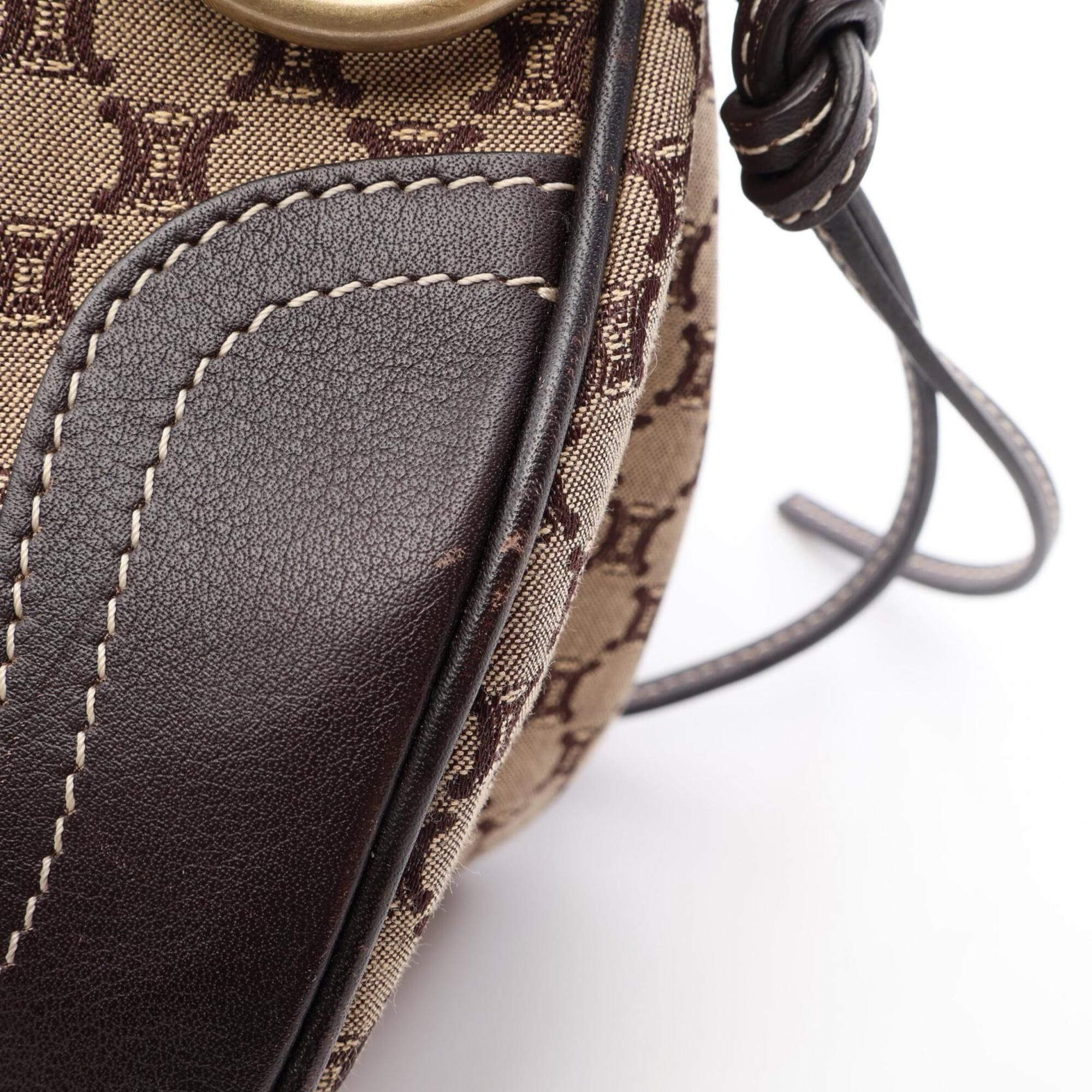 Canvas Leather Handbag Shoulder Bag (Pre-Owned) - Celine - Modalova