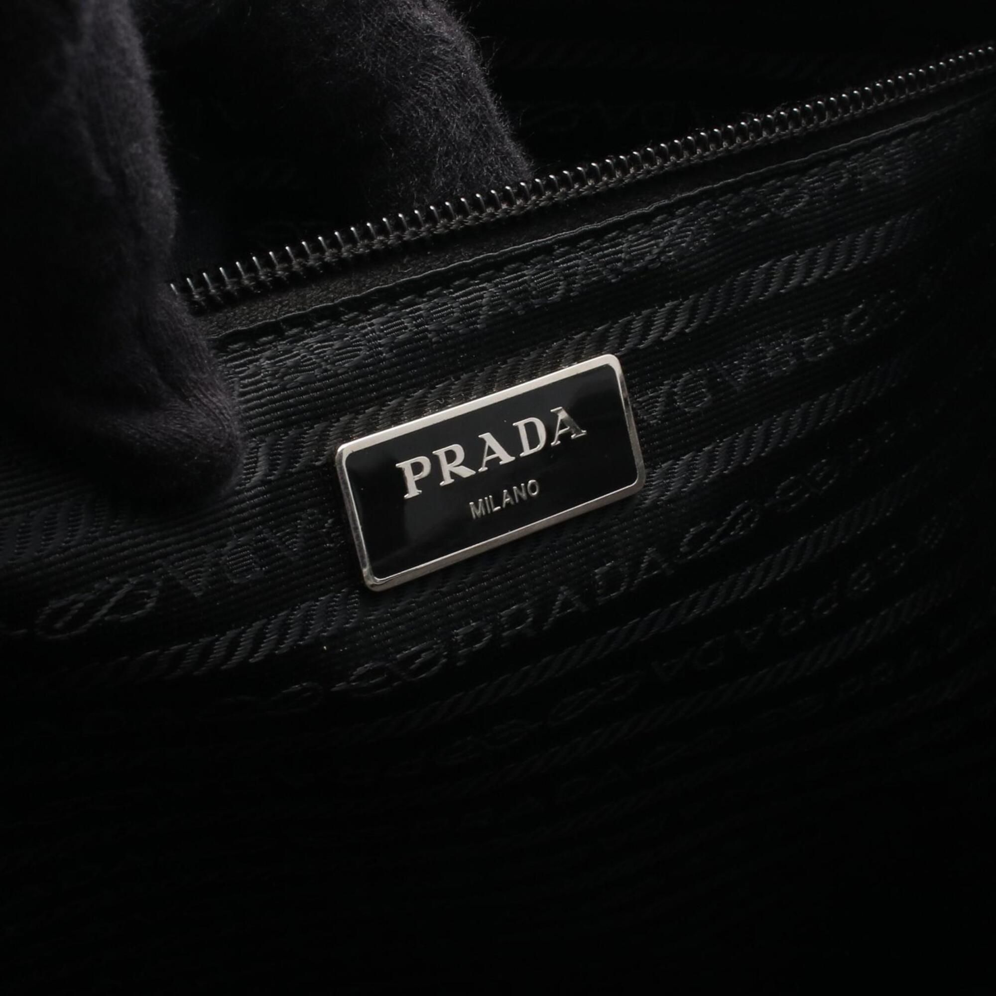 Nylon Leather Handbag Messenger Bag Shoulder Bag (Pre-Owned) - Prada - Modalova