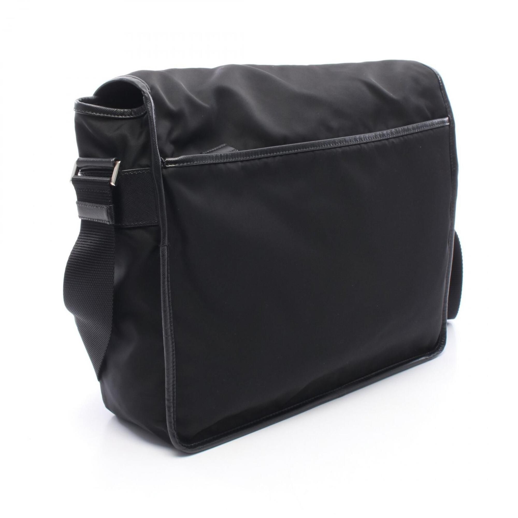 Nylon Leather Handbag Messenger Bag Shoulder Bag (Pre-Owned) - Prada - Modalova