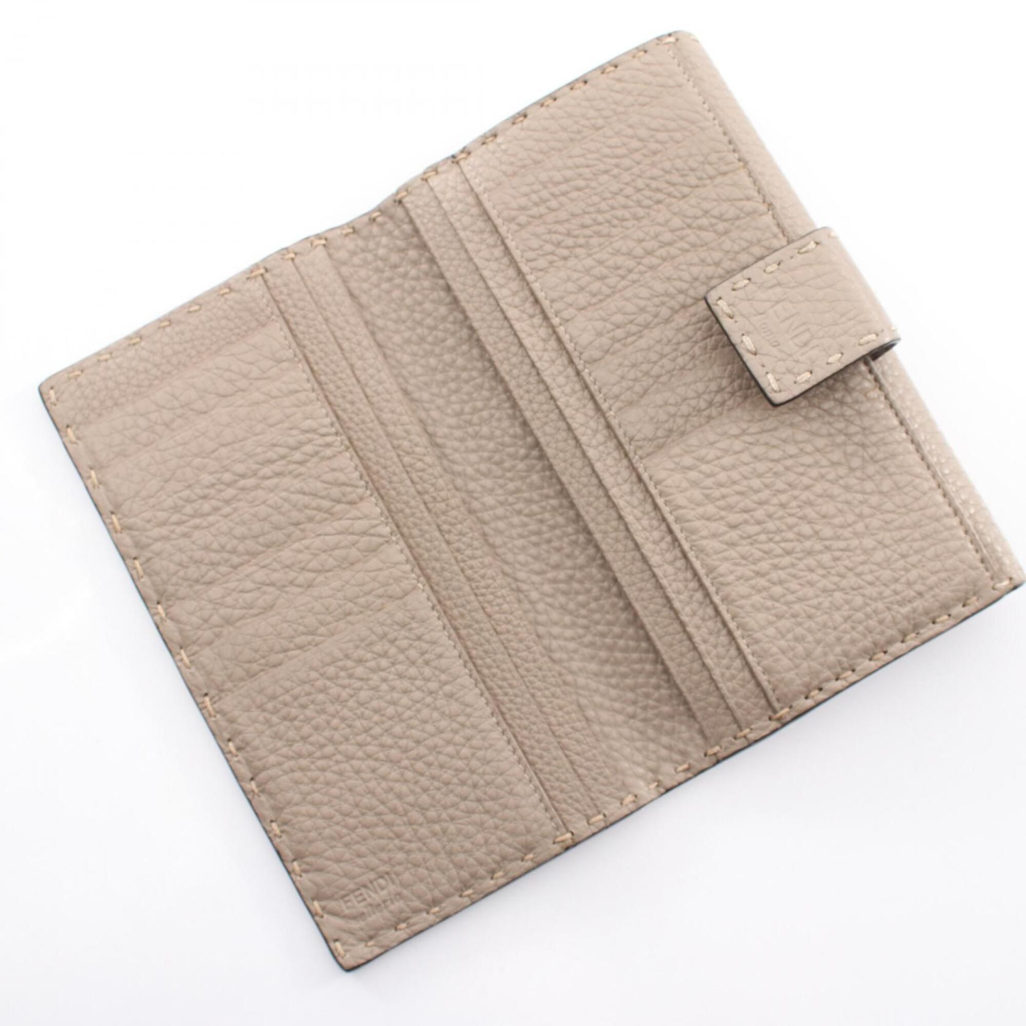 Leather Long Wallet (Bi-Fold) (Pre-Owned) - Fendi - Modalova