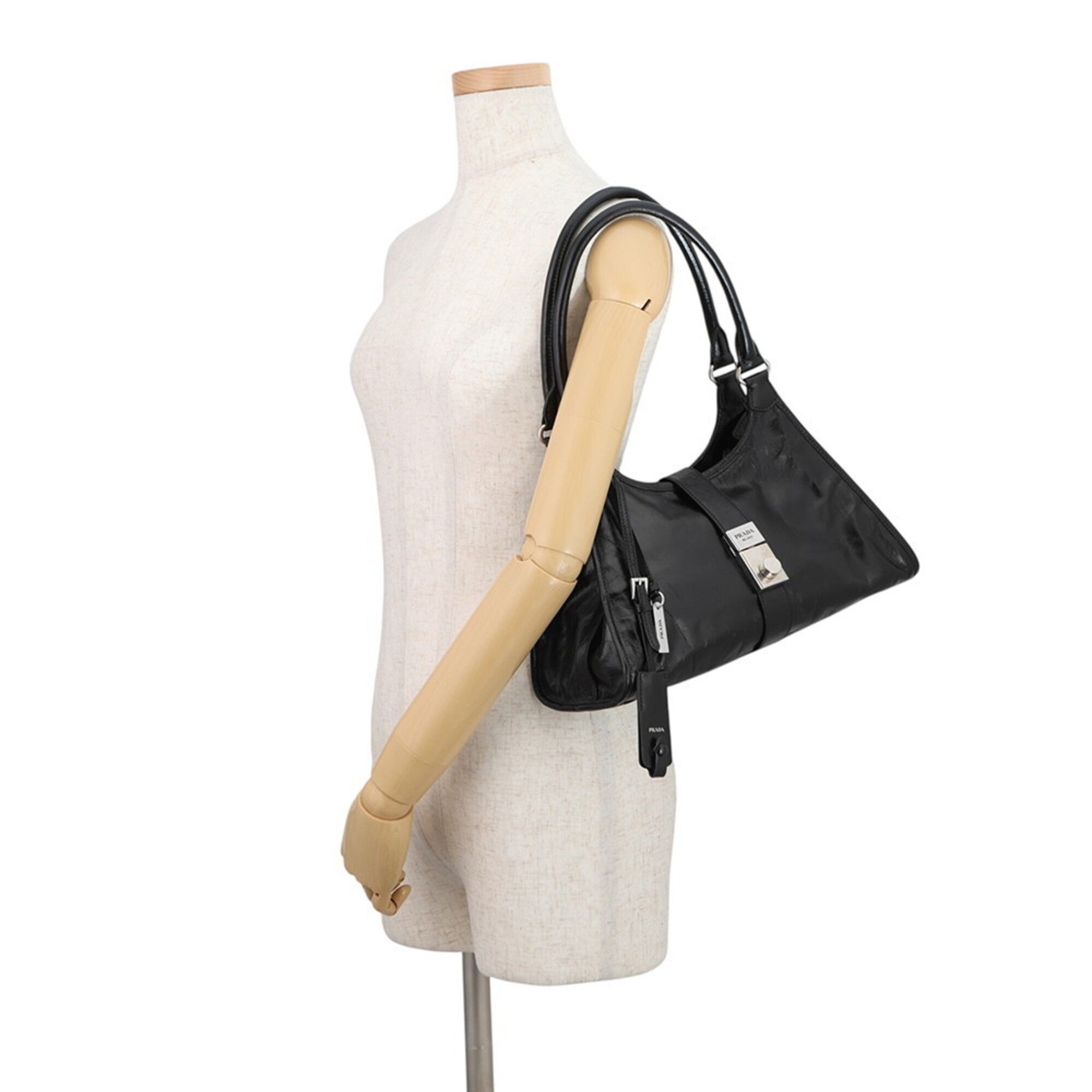 Leather Handbag Shoulder Bag (Pre-Owned) - Prada - Modalova