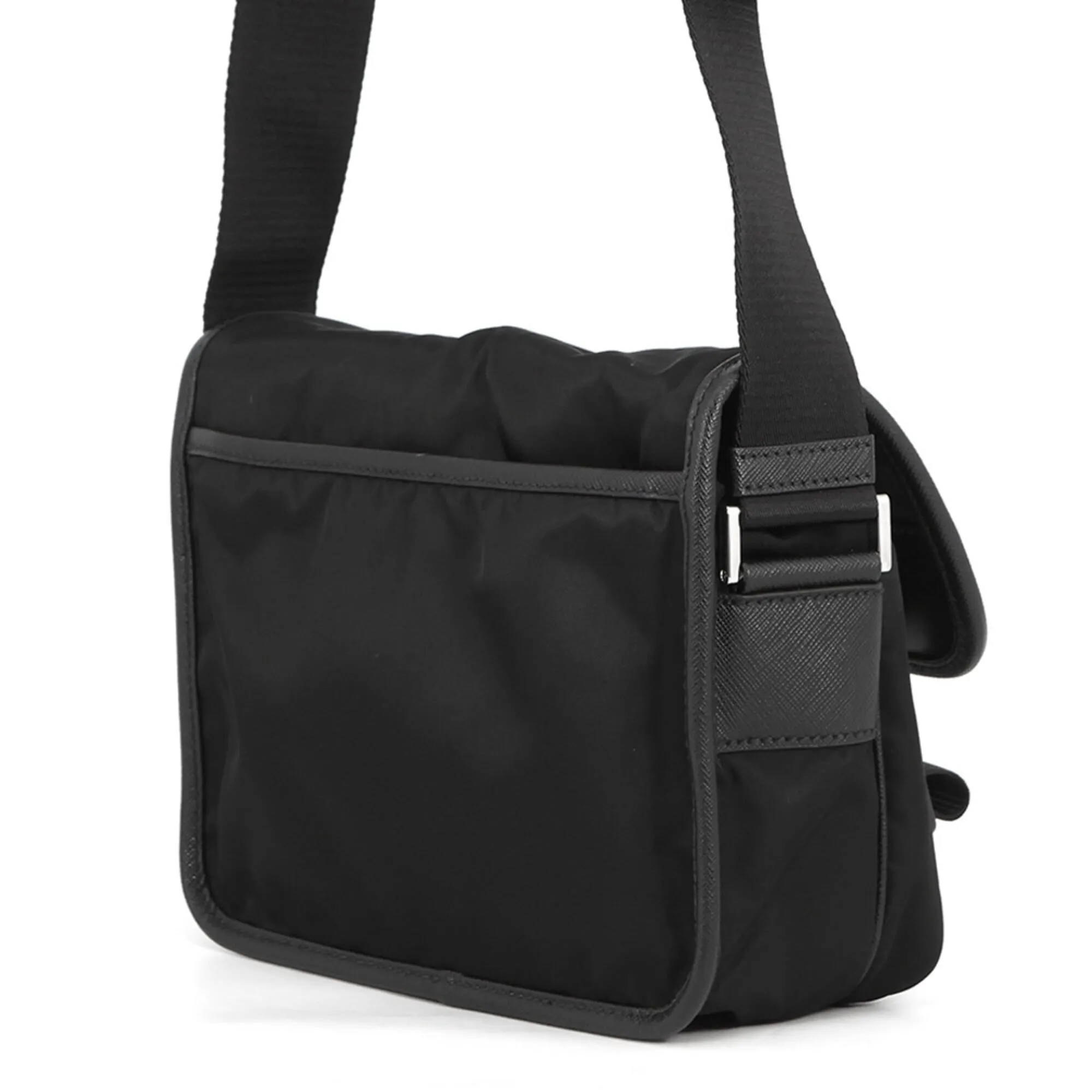 Nylon Leather Handbag Pouch Shoulder Bag (Pre-Owned) - Prada - Modalova