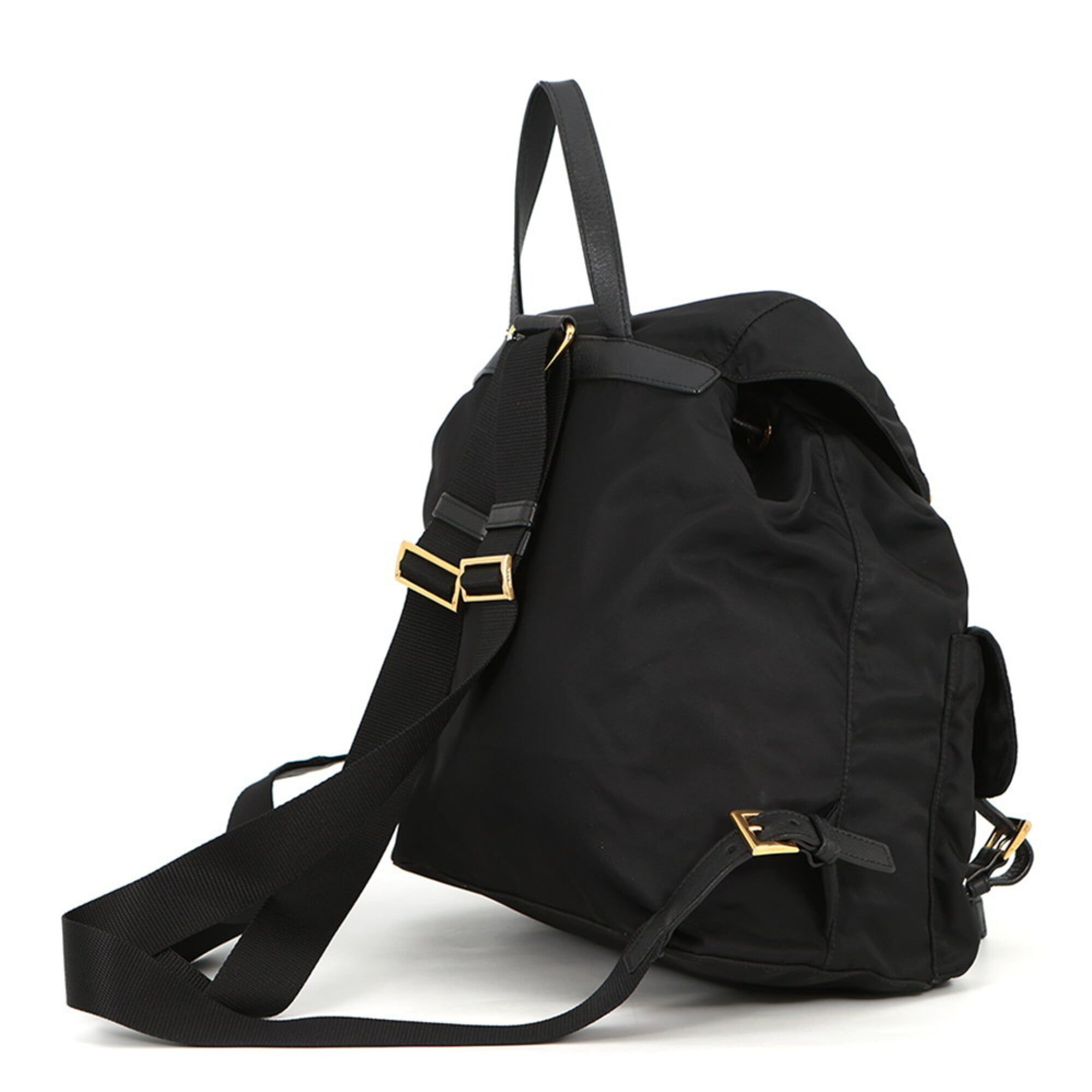 Nylon Leather Backpack Handbag (Pre-Owned) - Prada - Modalova