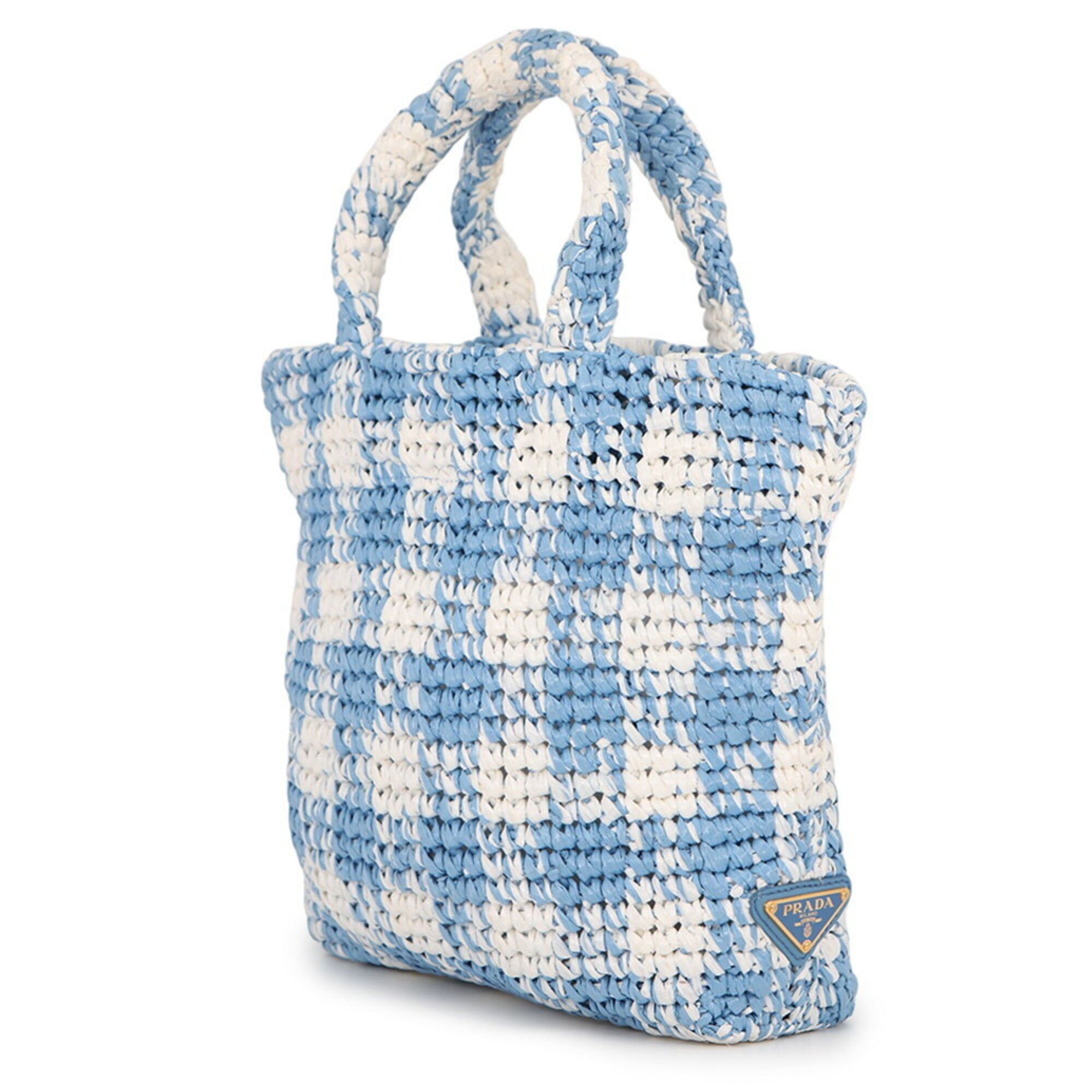 Raffia Handbag Tote Bag (Pre-Owned) - Prada - Modalova