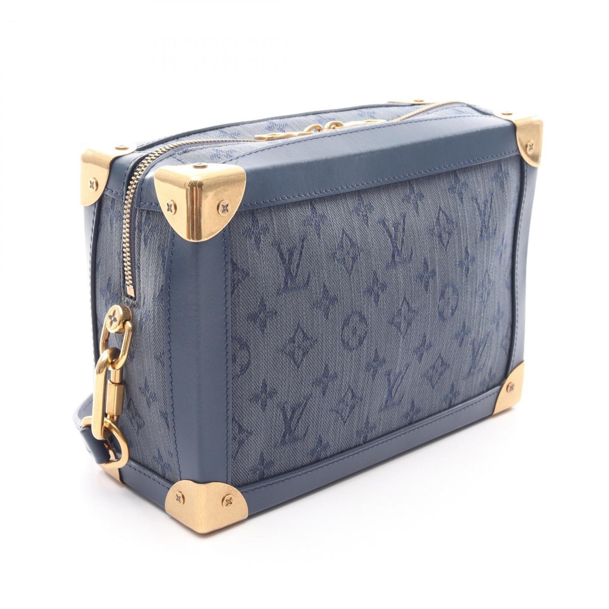 Monogram Denim Handbag Shoulder Bag (Pre-Owned) - Louis Vuitton - Modalova