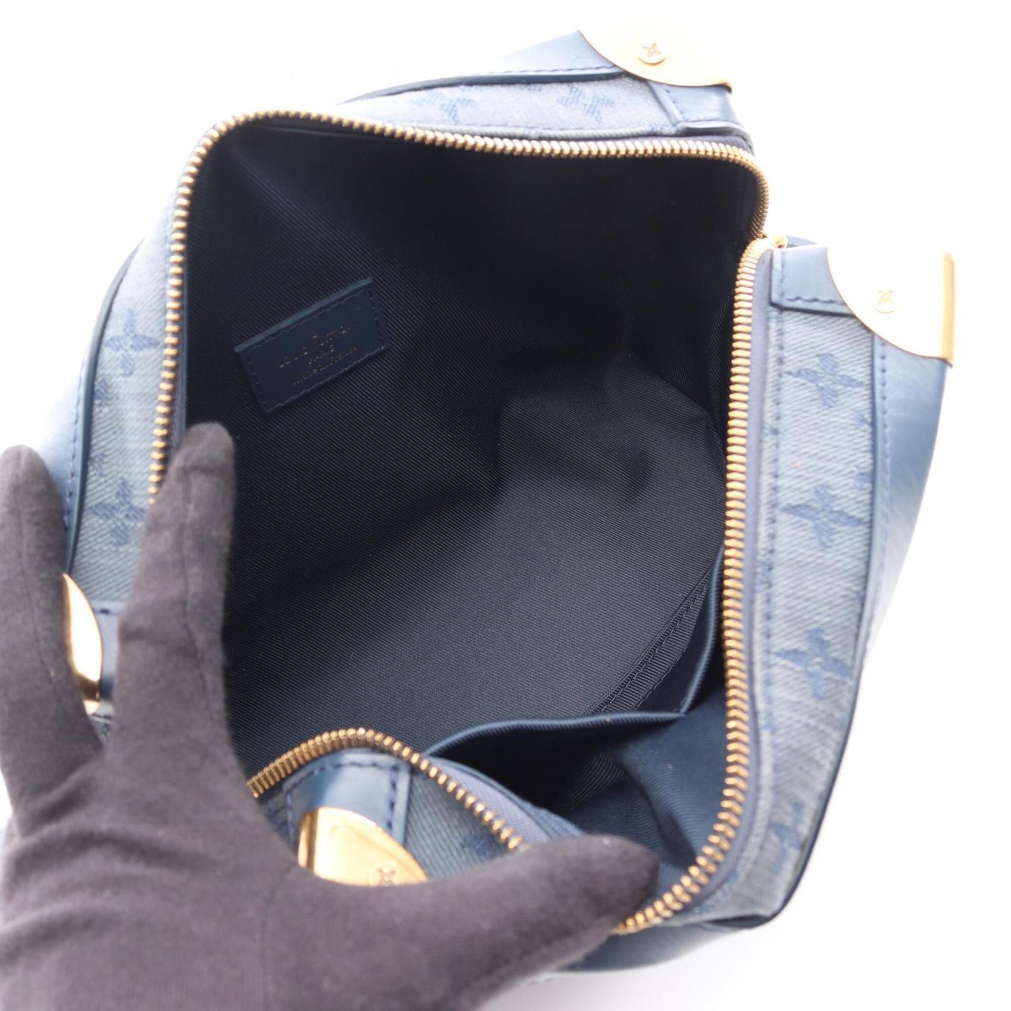 Monogram Denim Handbag Shoulder Bag (Pre-Owned) - Louis Vuitton - Modalova