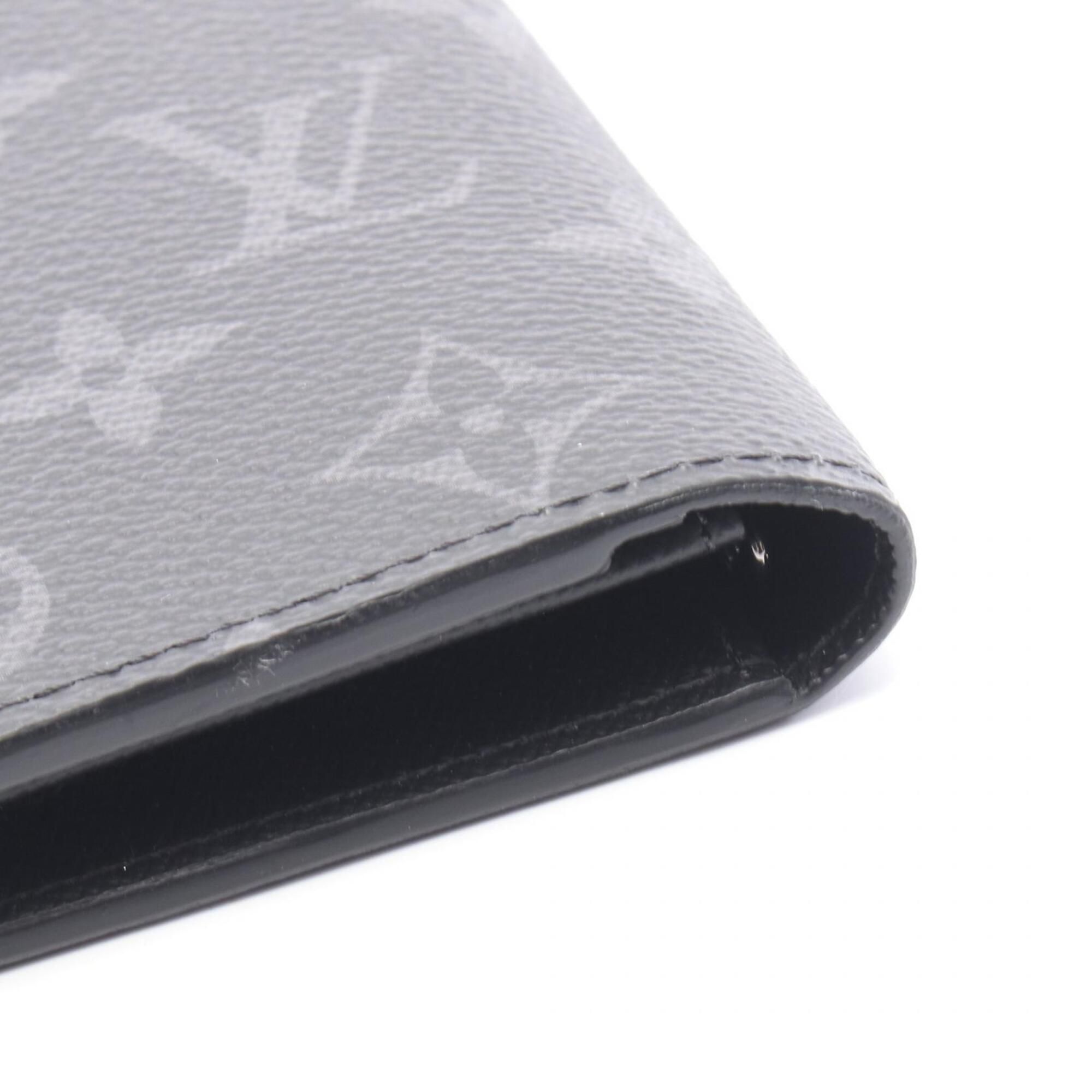 Monogram Eclipse Pvc Long Wallet (Bi-Fold) (Pre-Owned) - Louis Vuitton - Modalova