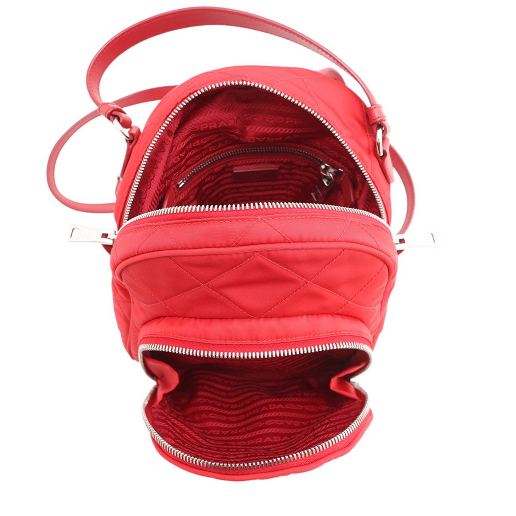 Nylon Leather Backpack (Pre-Owned) - Prada - Modalova
