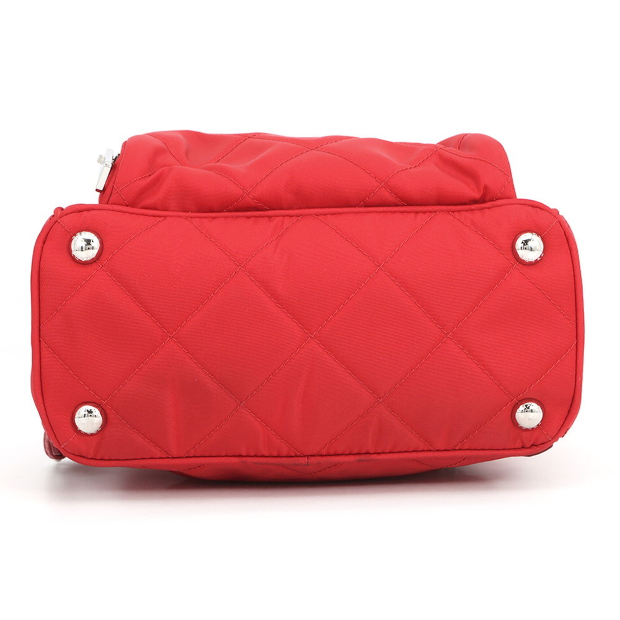 Nylon Leather Backpack (Pre-Owned) - Prada - Modalova