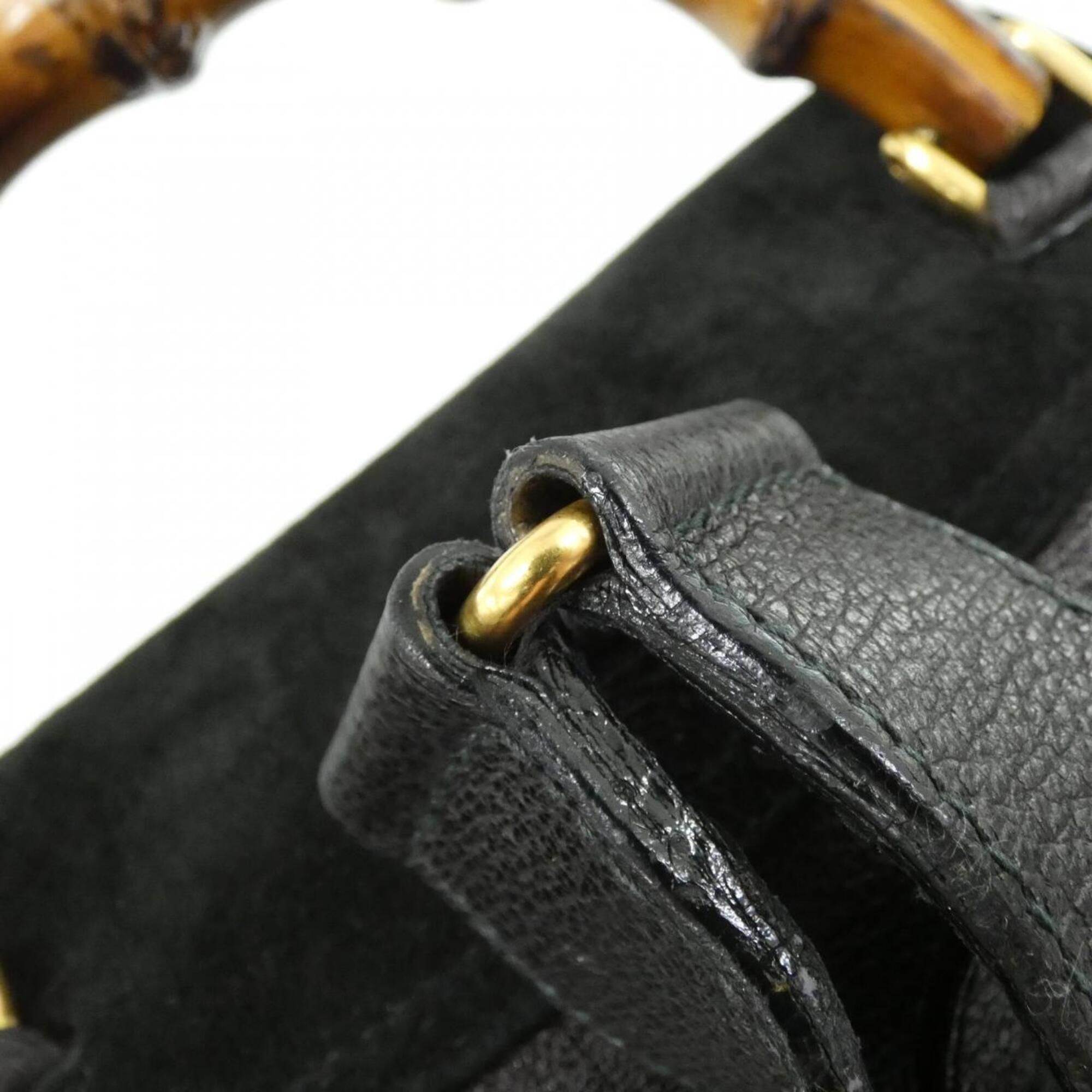 Suede Leather Backpack (Pre-Owned) - Gucci - Modalova